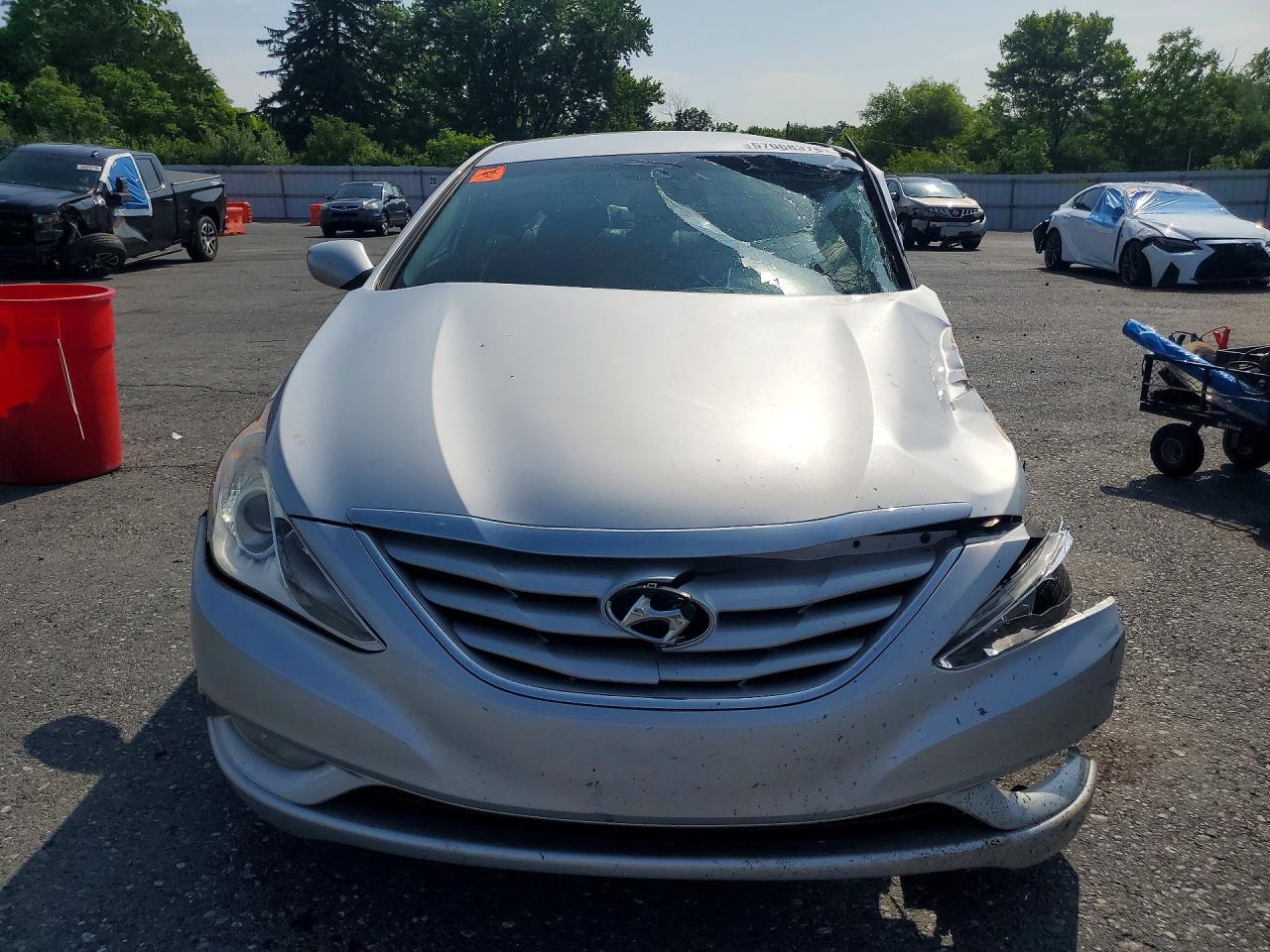 2013 Hyundai Sonata Gls Silver vin: 5NPEB4AC5DH678218