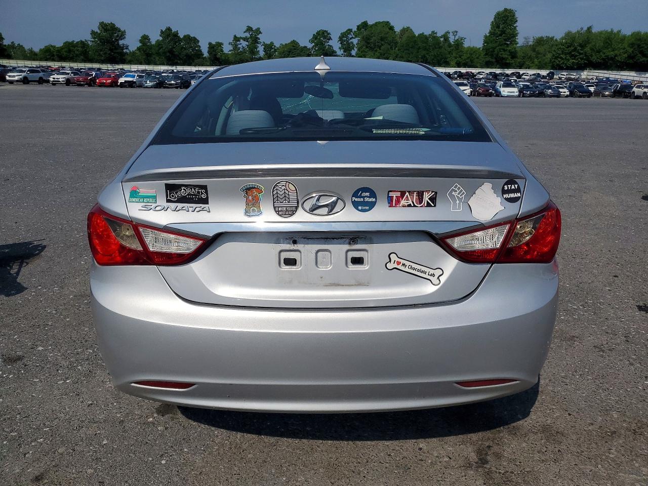 2013 Hyundai Sonata Gls Silver vin: 5NPEB4AC5DH678218