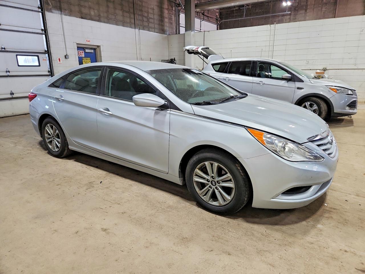 2013 Hyundai Sonata Gls Silver vin: 5NPEB4AC5DH687033