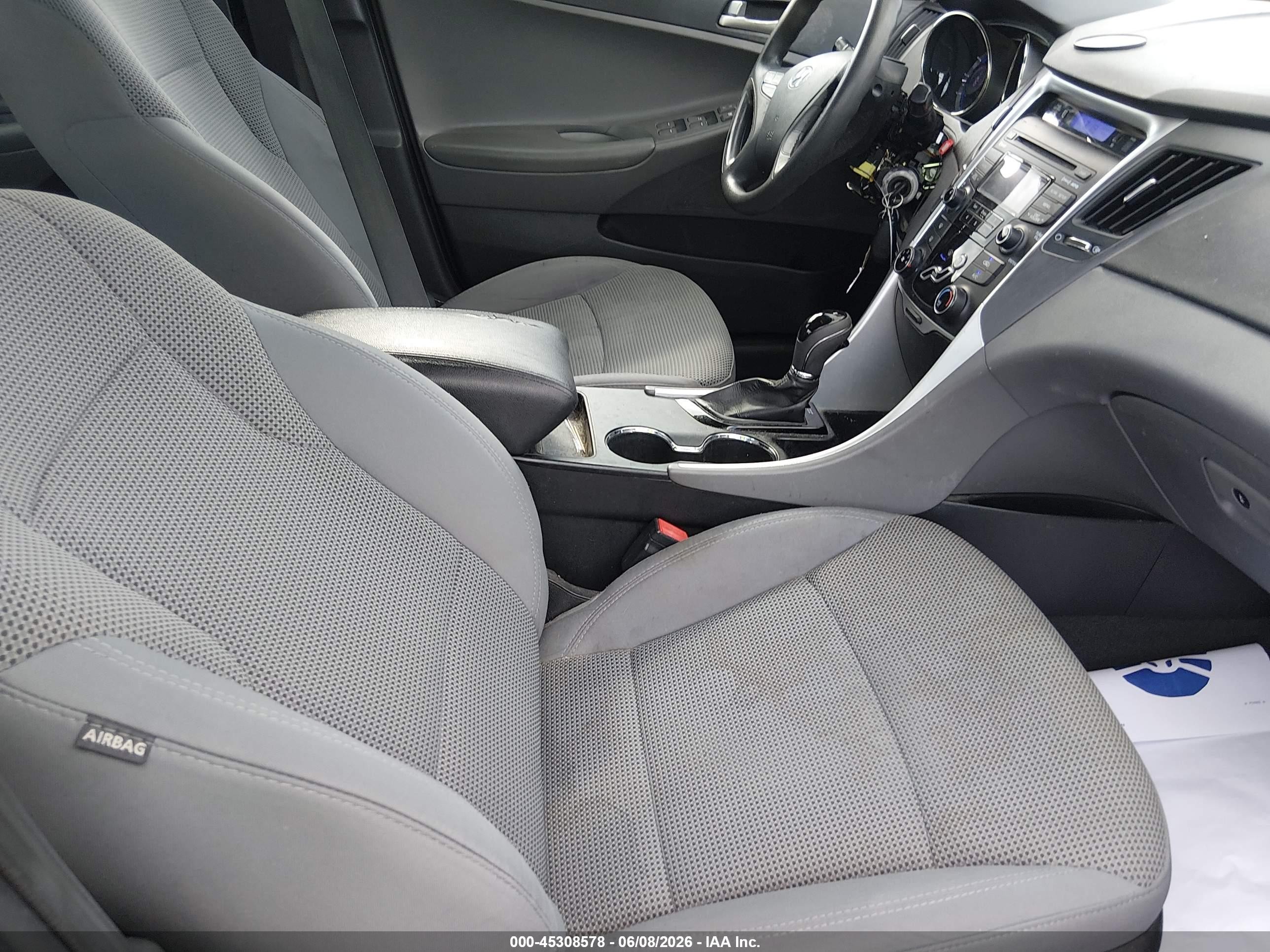2013 Hyundai Sonata Gls Black vin: 5NPEB4AC5DH692393