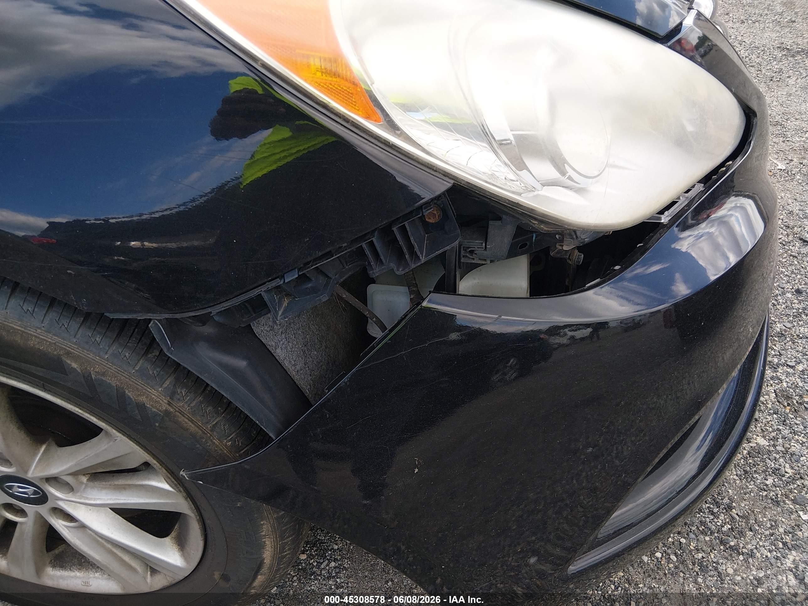 2013 Hyundai Sonata Gls Black vin: 5NPEB4AC5DH692393
