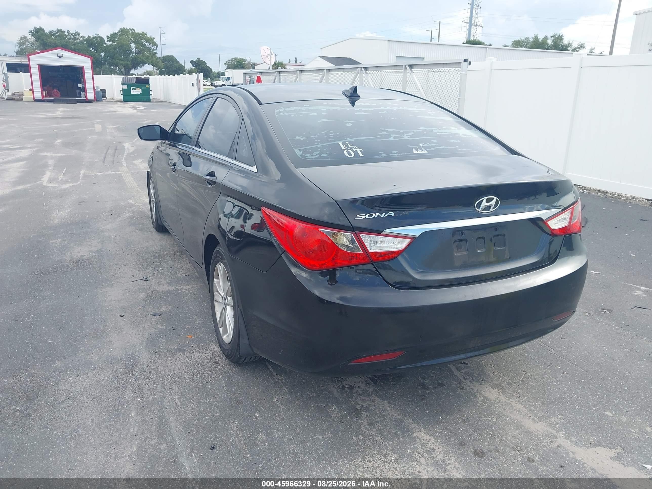 2013 Hyundai Sonata Gls Black vin: 5NPEB4AC5DH707989