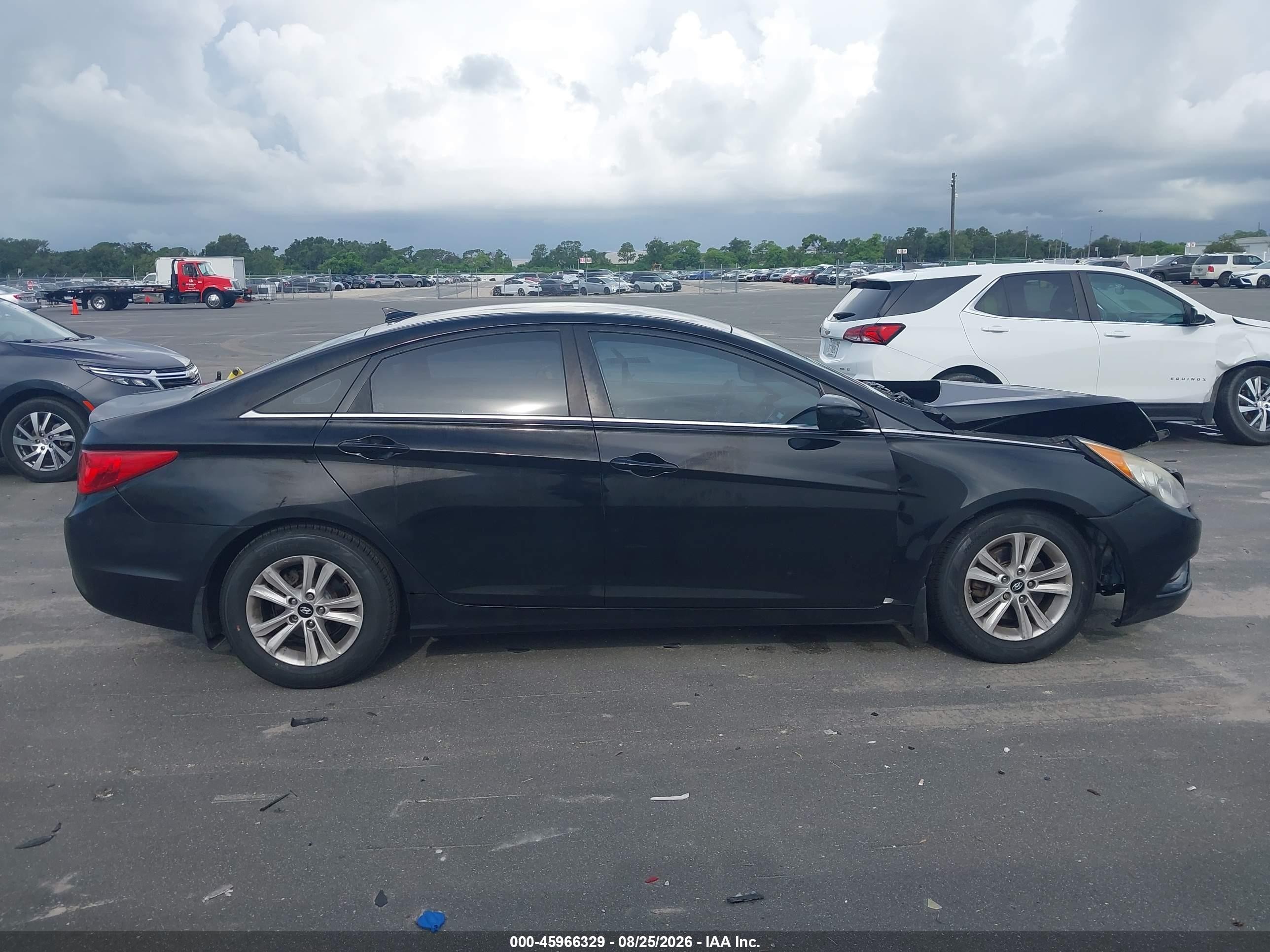 2013 Hyundai Sonata Gls Black vin: 5NPEB4AC5DH707989