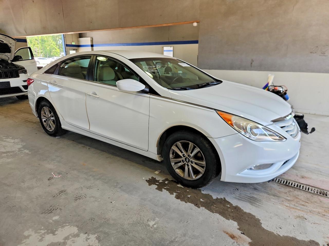 2013 Hyundai Sonata Gls White vin: 5NPEB4AC5DH725845