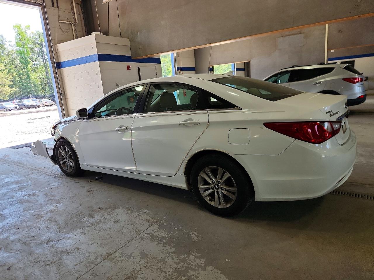 2013 Hyundai Sonata Gls White vin: 5NPEB4AC5DH725845