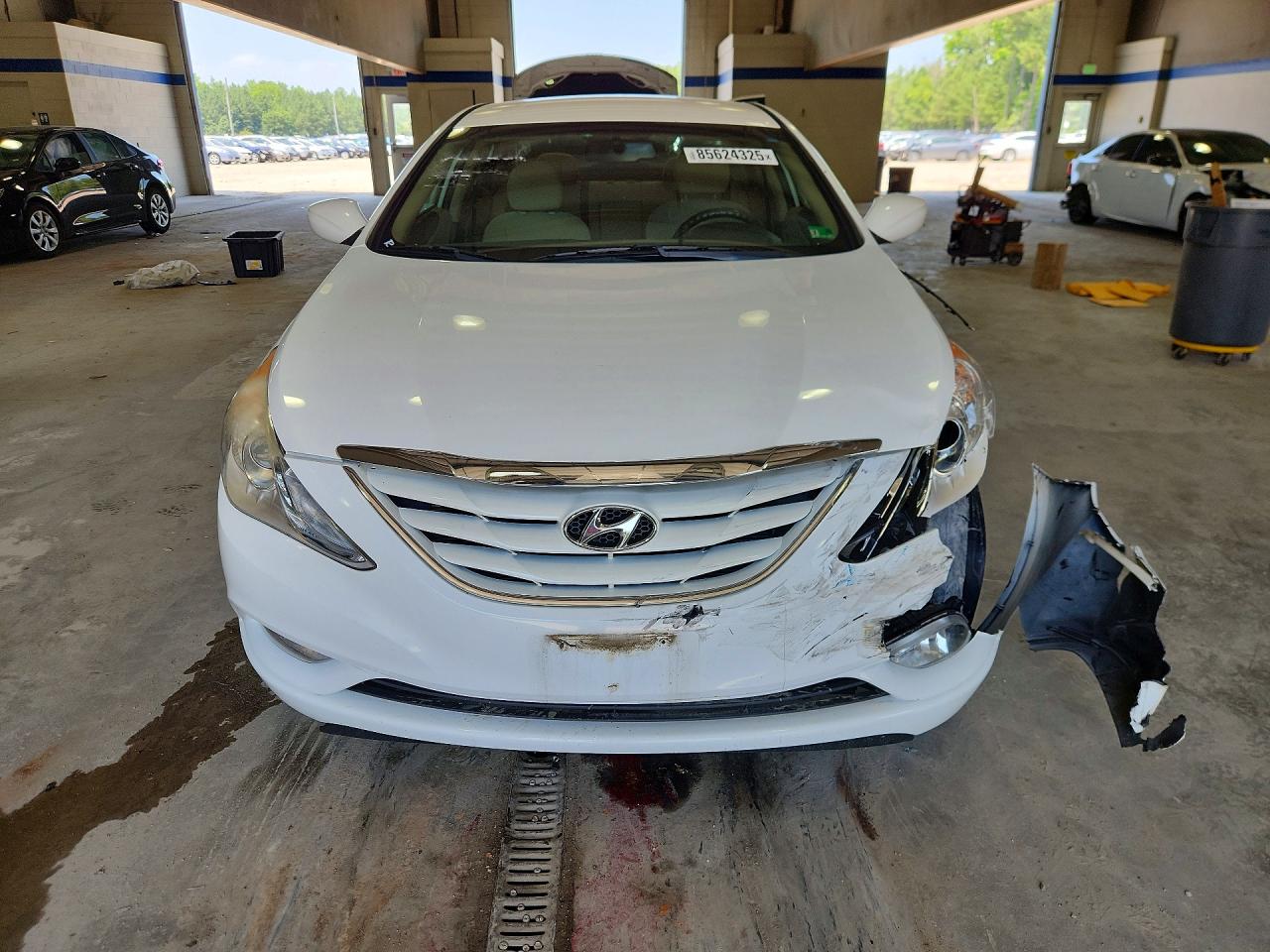 2013 Hyundai Sonata Gls White vin: 5NPEB4AC5DH725845