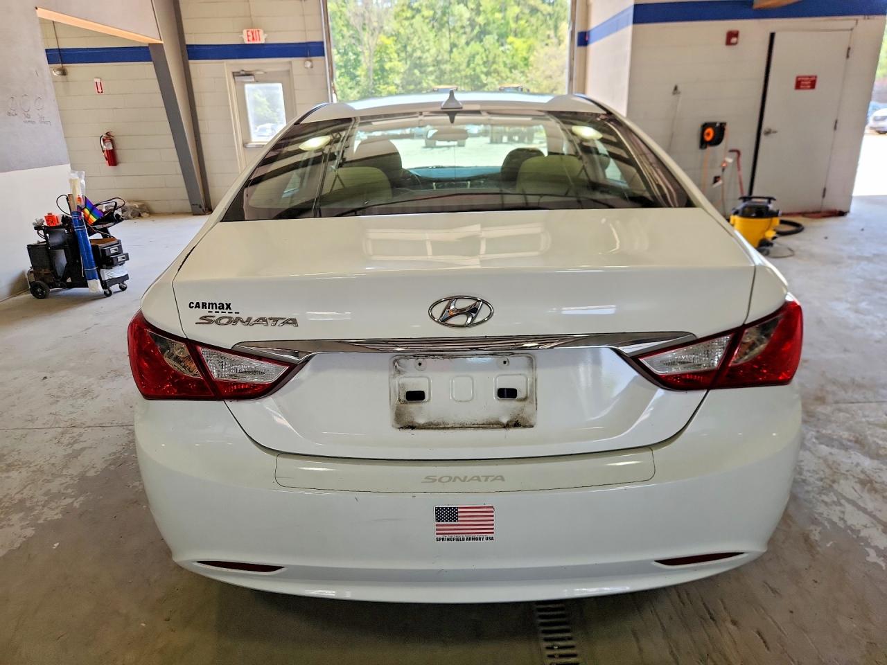 2013 Hyundai Sonata Gls White vin: 5NPEB4AC5DH725845