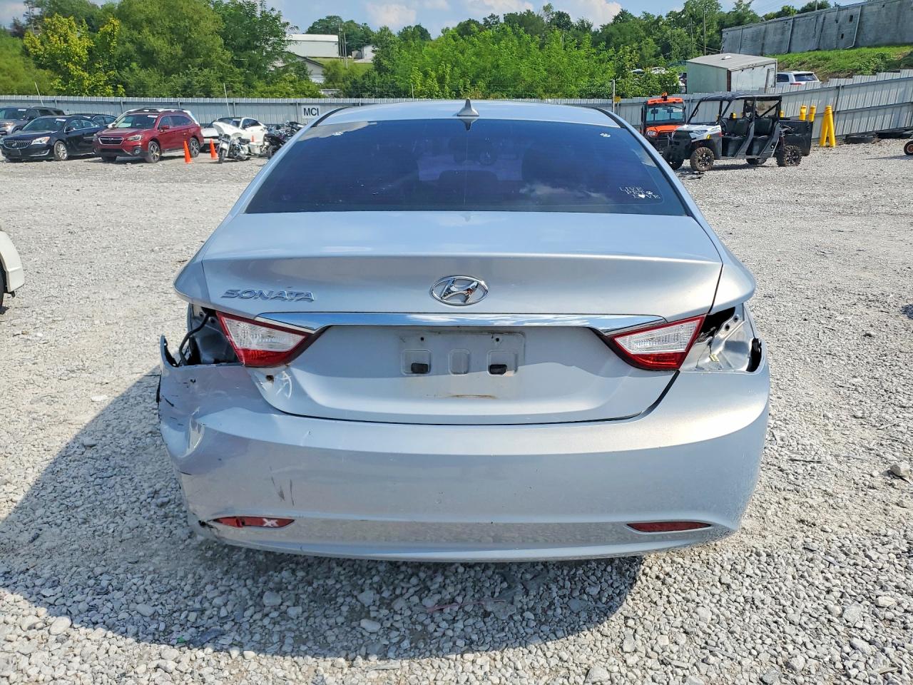2013 Hyundai Sonata Gls Silver vin: 5NPEB4AC5DH733847