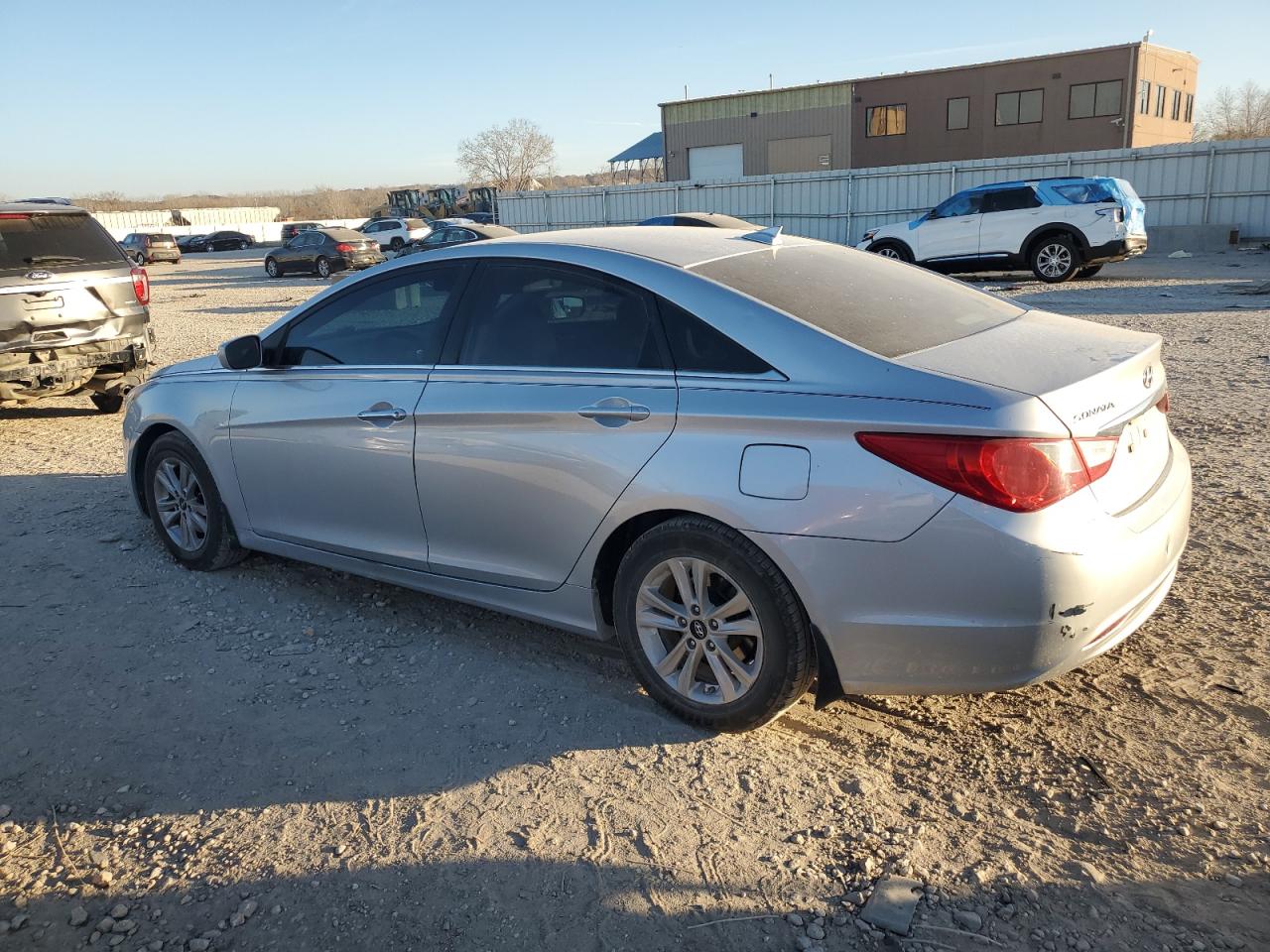 2013 Hyundai Sonata Gls Silver vin: 5NPEB4AC5DH735873