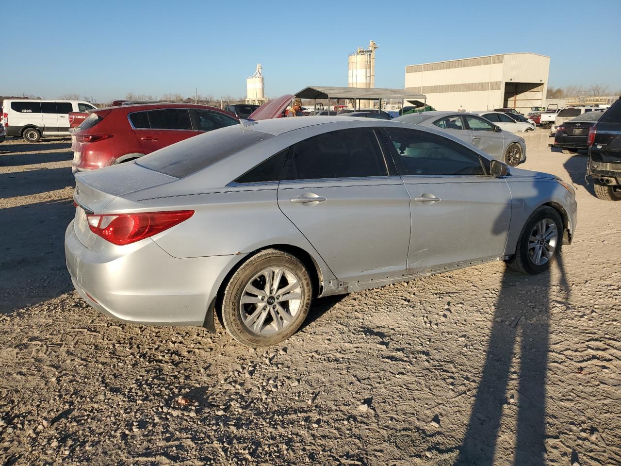 2013 Hyundai Sonata Gls Silver vin: 5NPEB4AC5DH735873