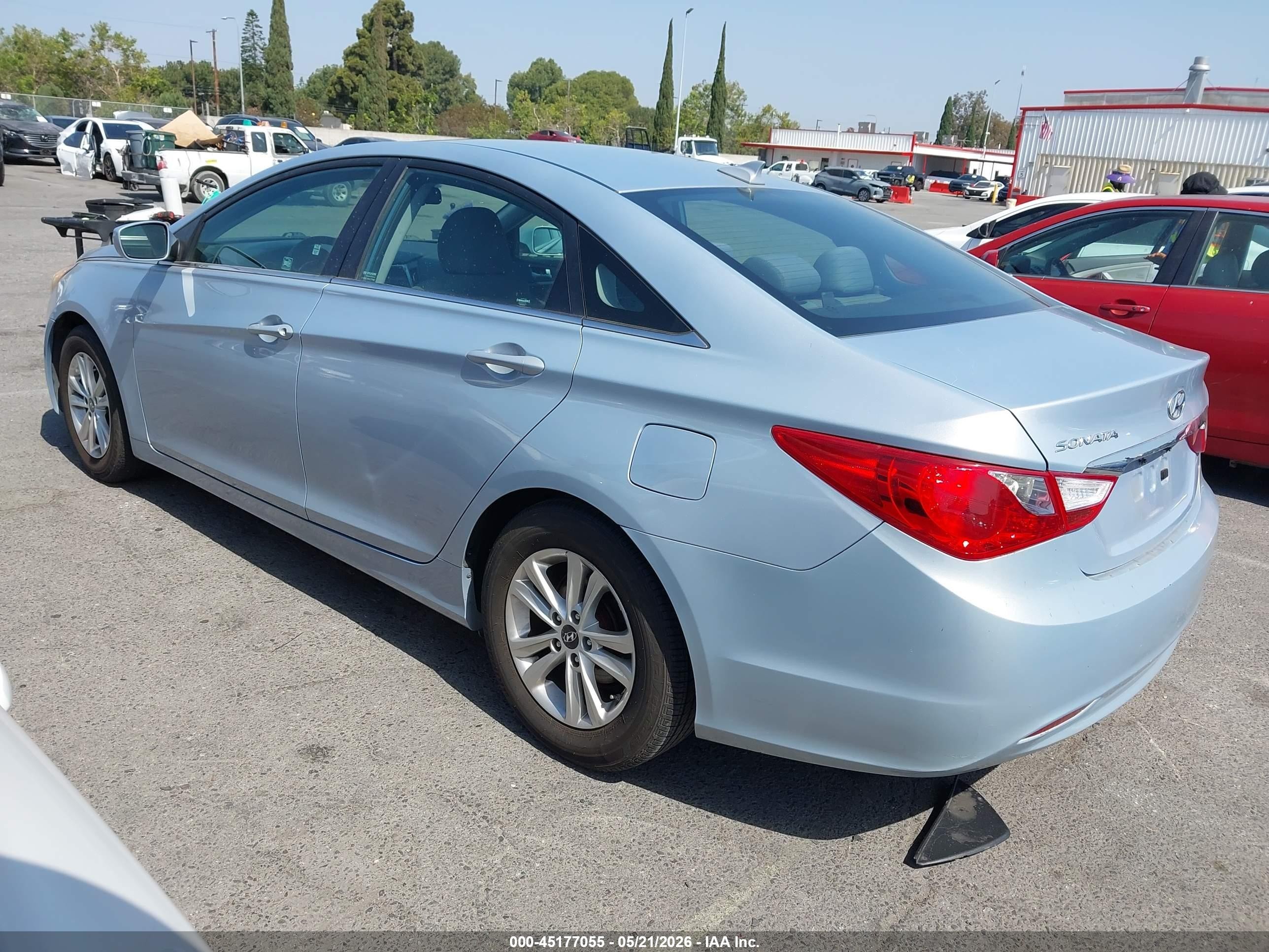 2013 Hyundai Sonata Gls Silver vin: 5NPEB4AC5DH744881