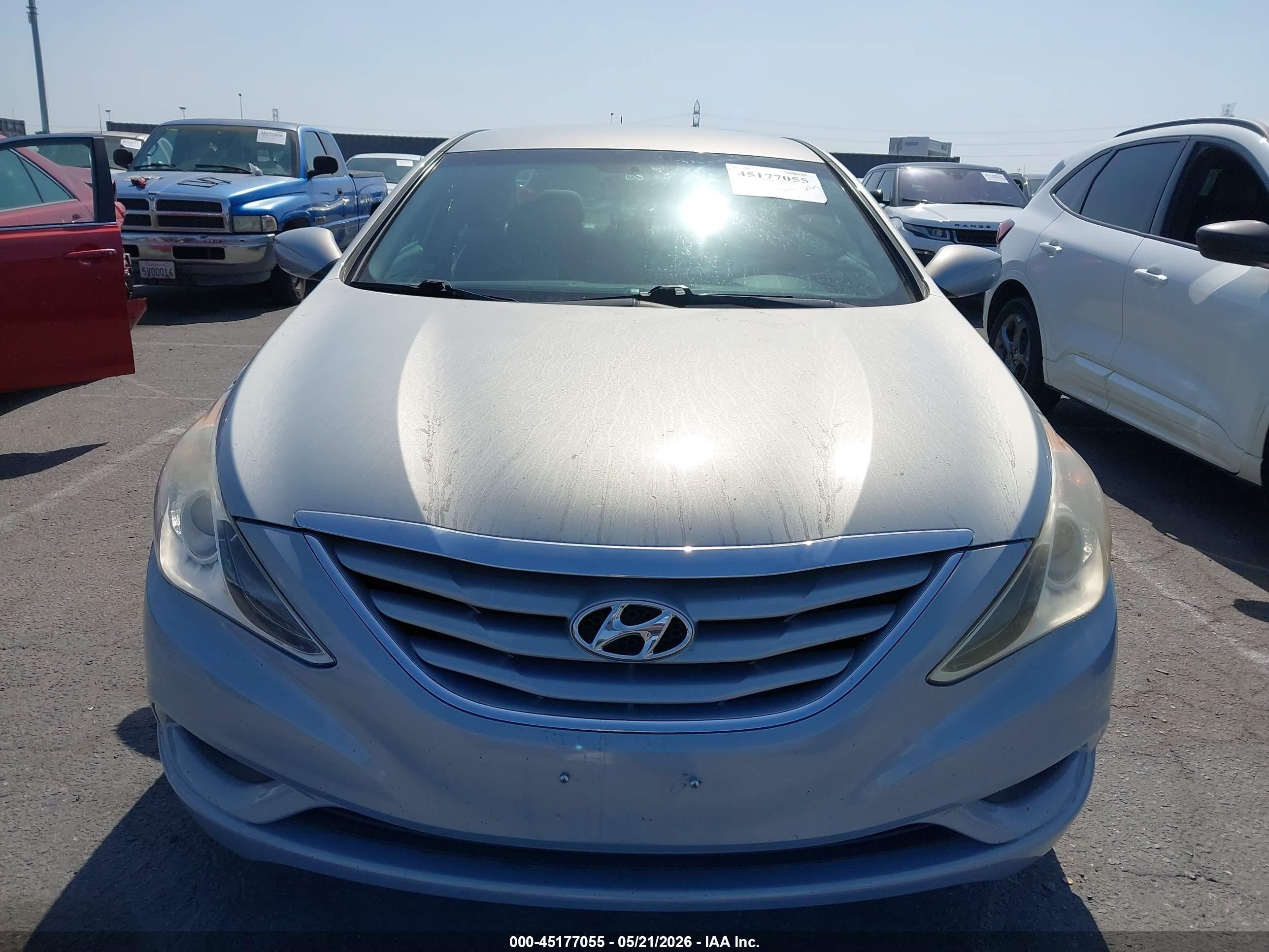 2013 Hyundai Sonata Gls Silver vin: 5NPEB4AC5DH744881