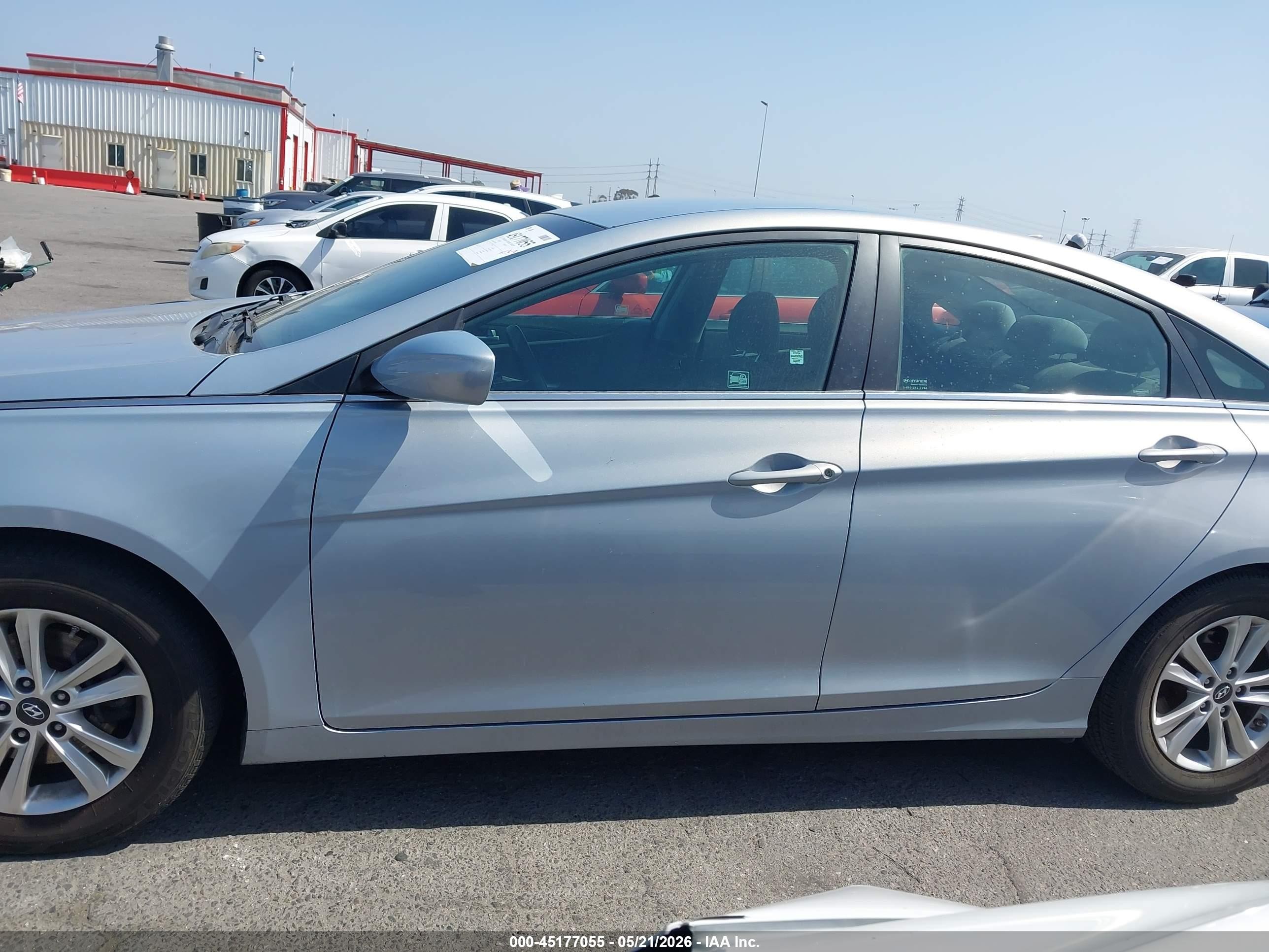 2013 Hyundai Sonata Gls Silver vin: 5NPEB4AC5DH744881
