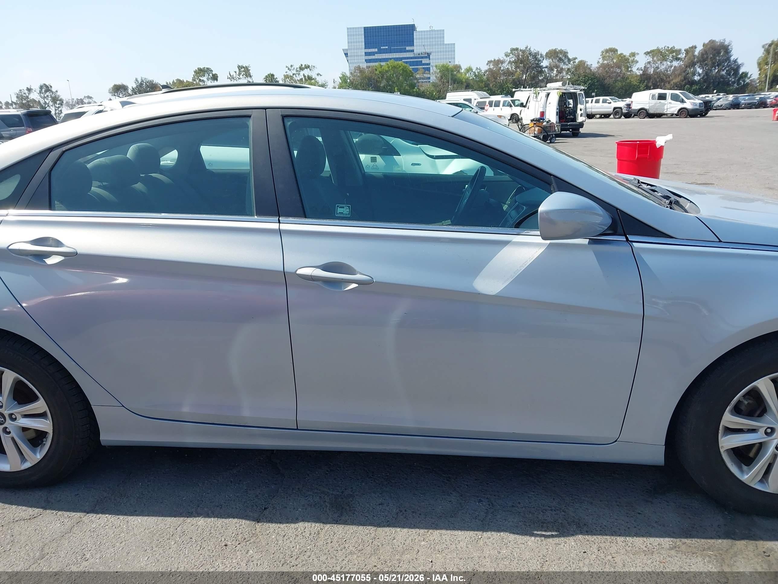 2013 Hyundai Sonata Gls Silver vin: 5NPEB4AC5DH744881