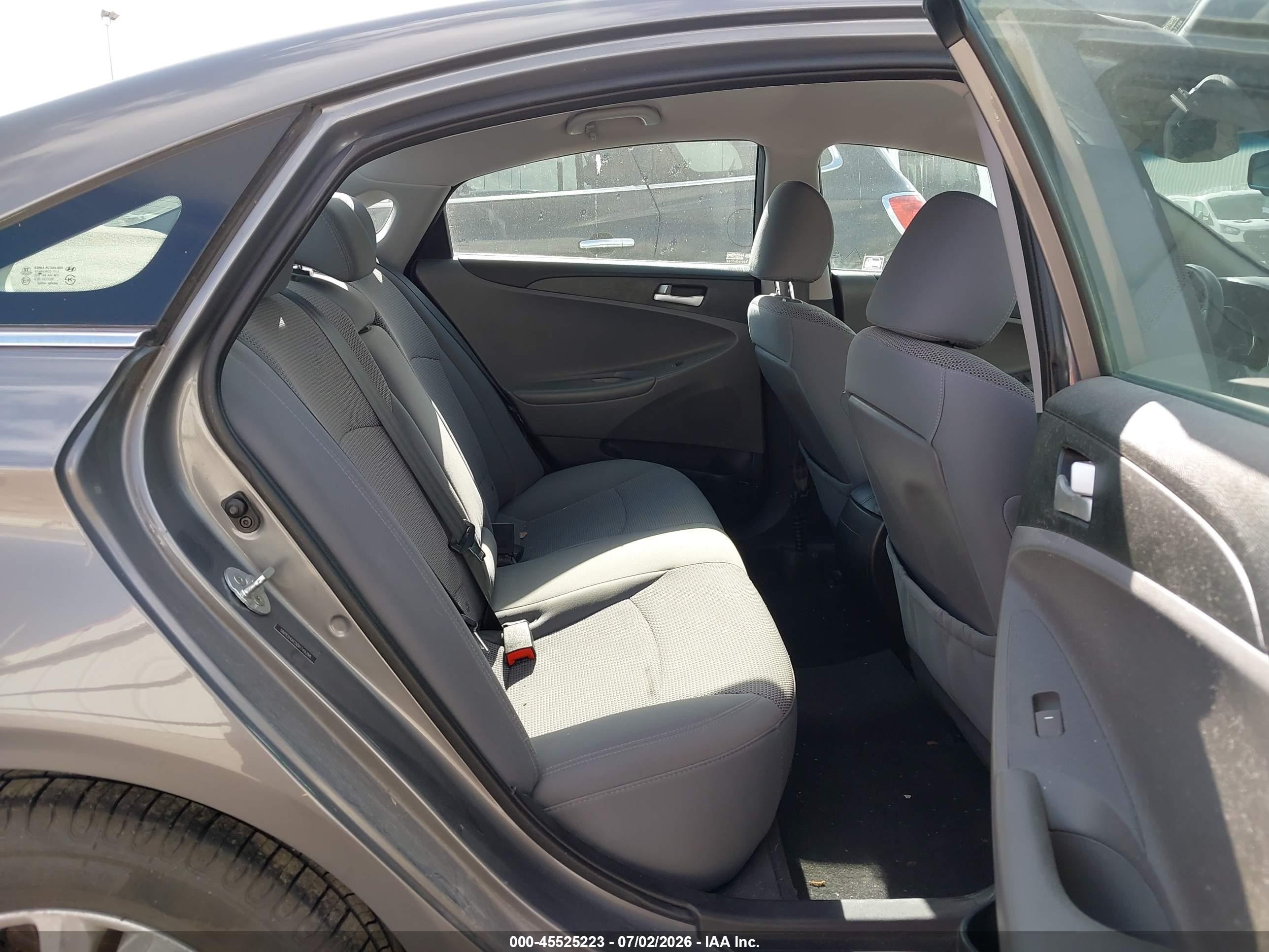 2013 Hyundai Sonata Gls Gray vin: 5NPEB4AC5DH749398