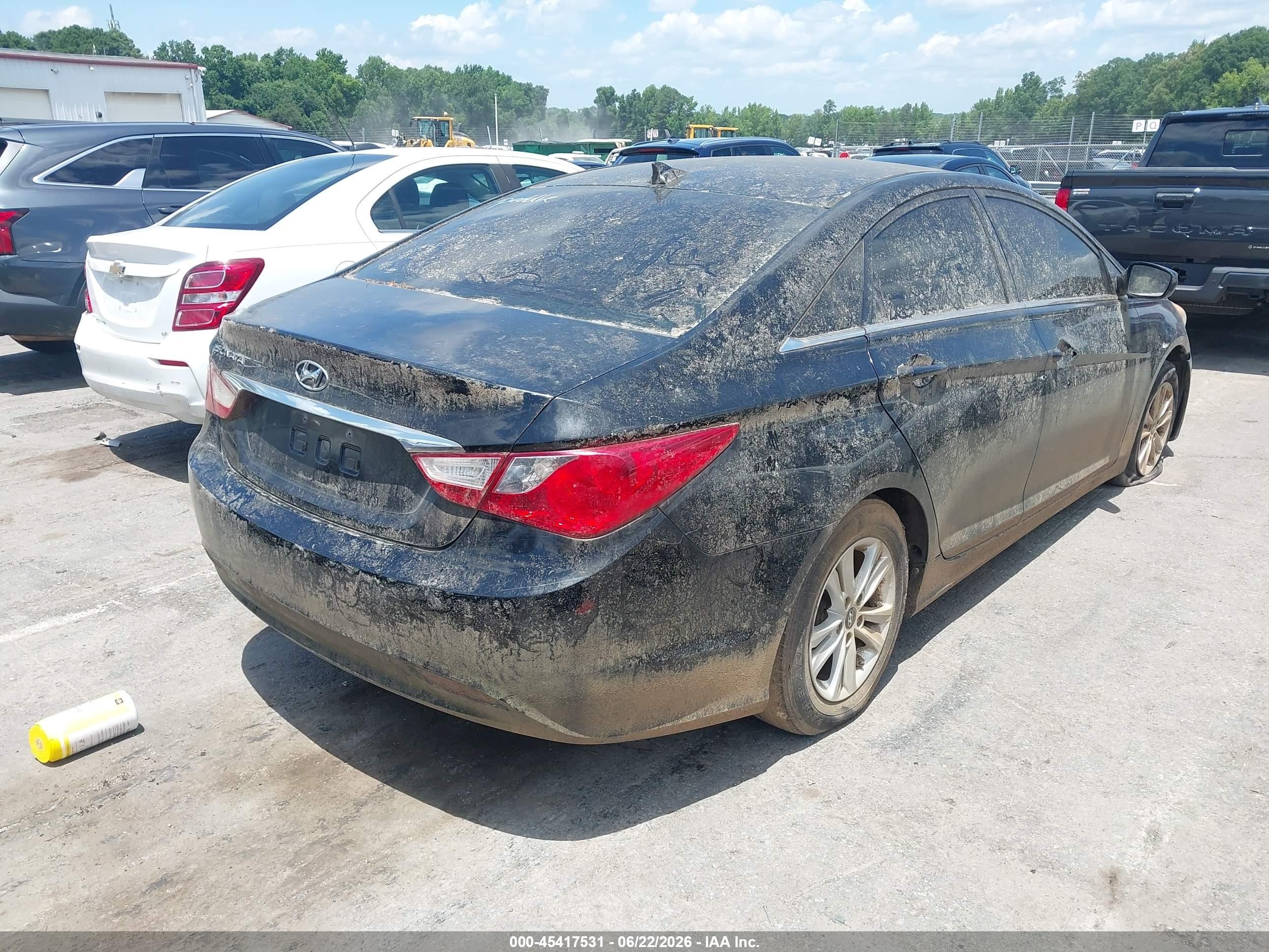 2013 Hyundai Sonata Gls Black vin: 5NPEB4AC5DH760420
