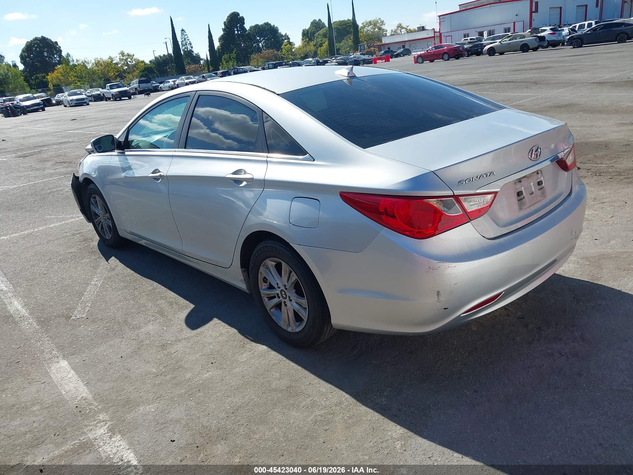 2013 Hyundai Sonata Gls Silver vin: 5NPEB4AC5DH761177