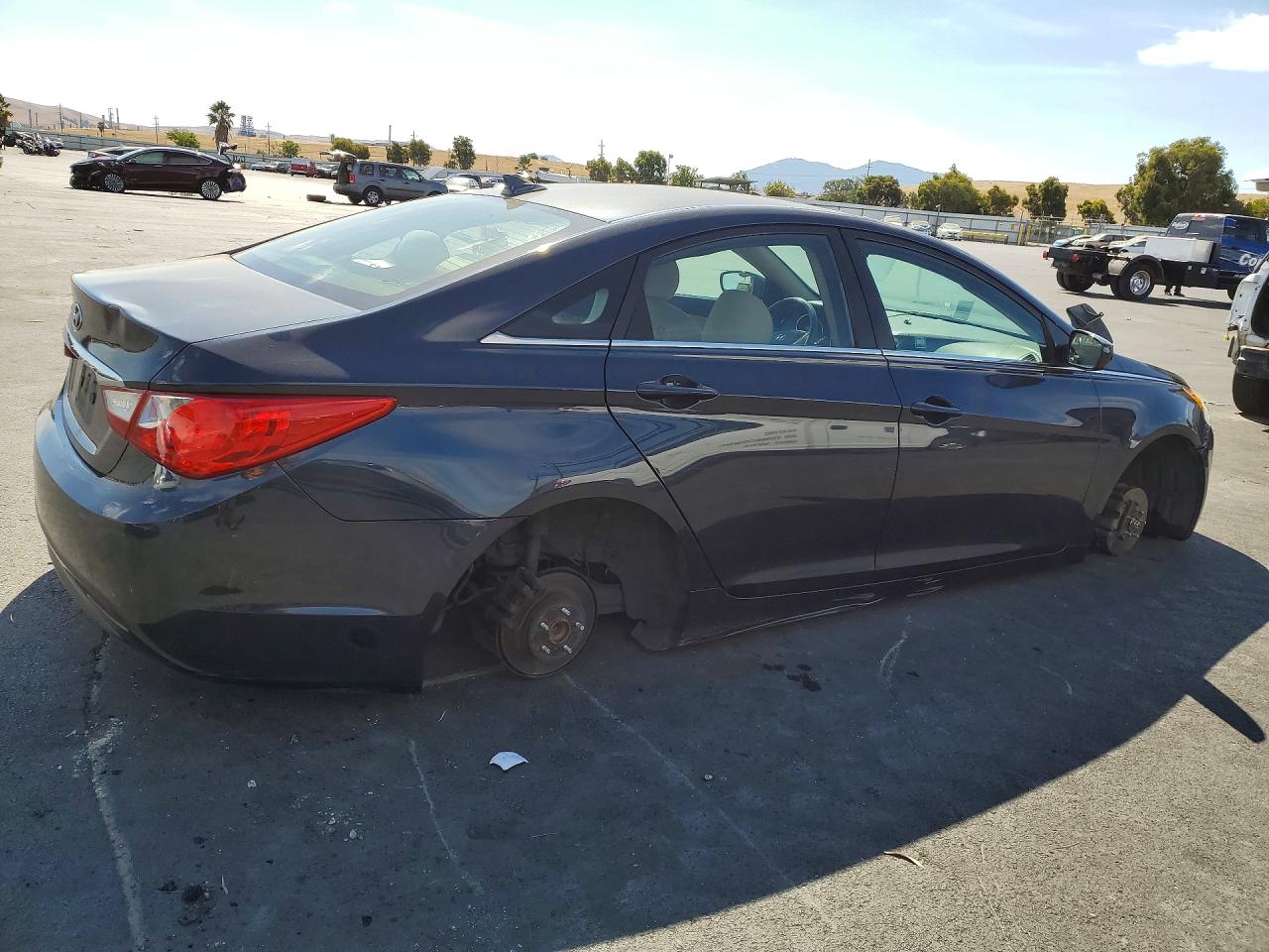 2013 Hyundai Sonata Gls Blue vin: 5NPEB4AC5DH761406