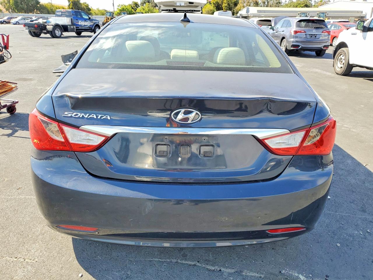 2013 Hyundai Sonata Gls Blue vin: 5NPEB4AC5DH761406