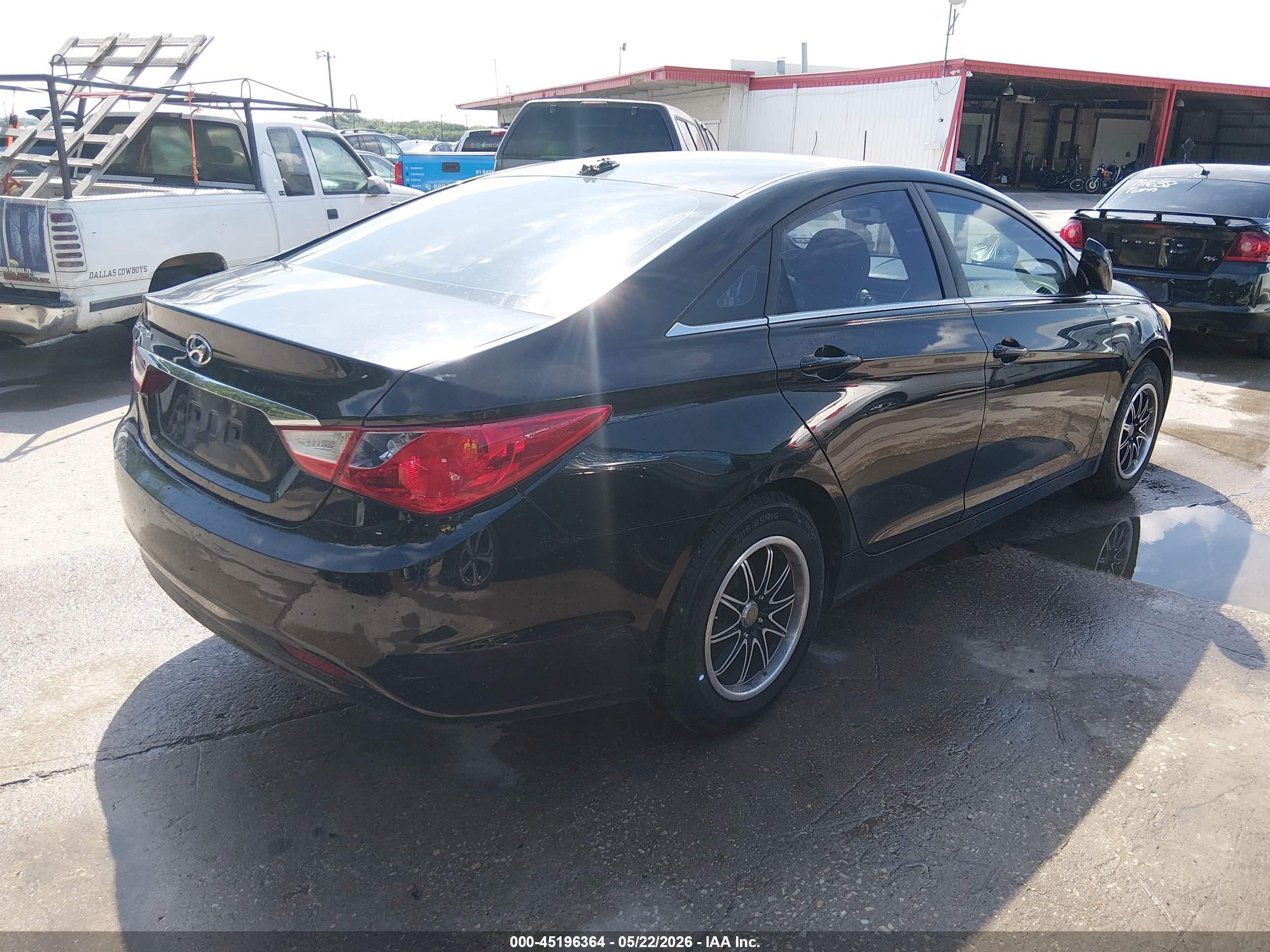 2013 Hyundai Sonata Gls Black vin: 5NPEB4AC5DH761907