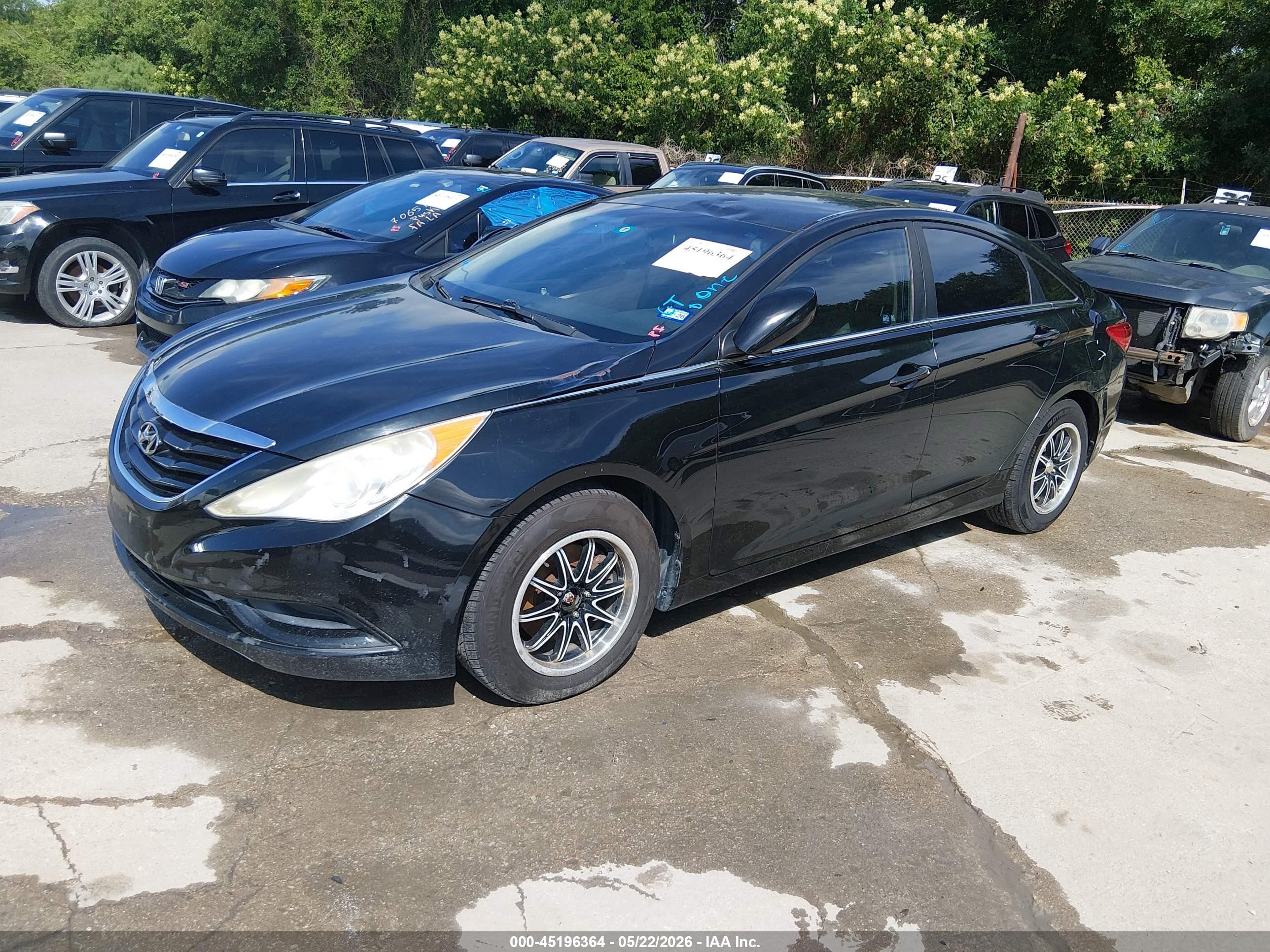 2013 Hyundai Sonata Gls Black vin: 5NPEB4AC5DH761907