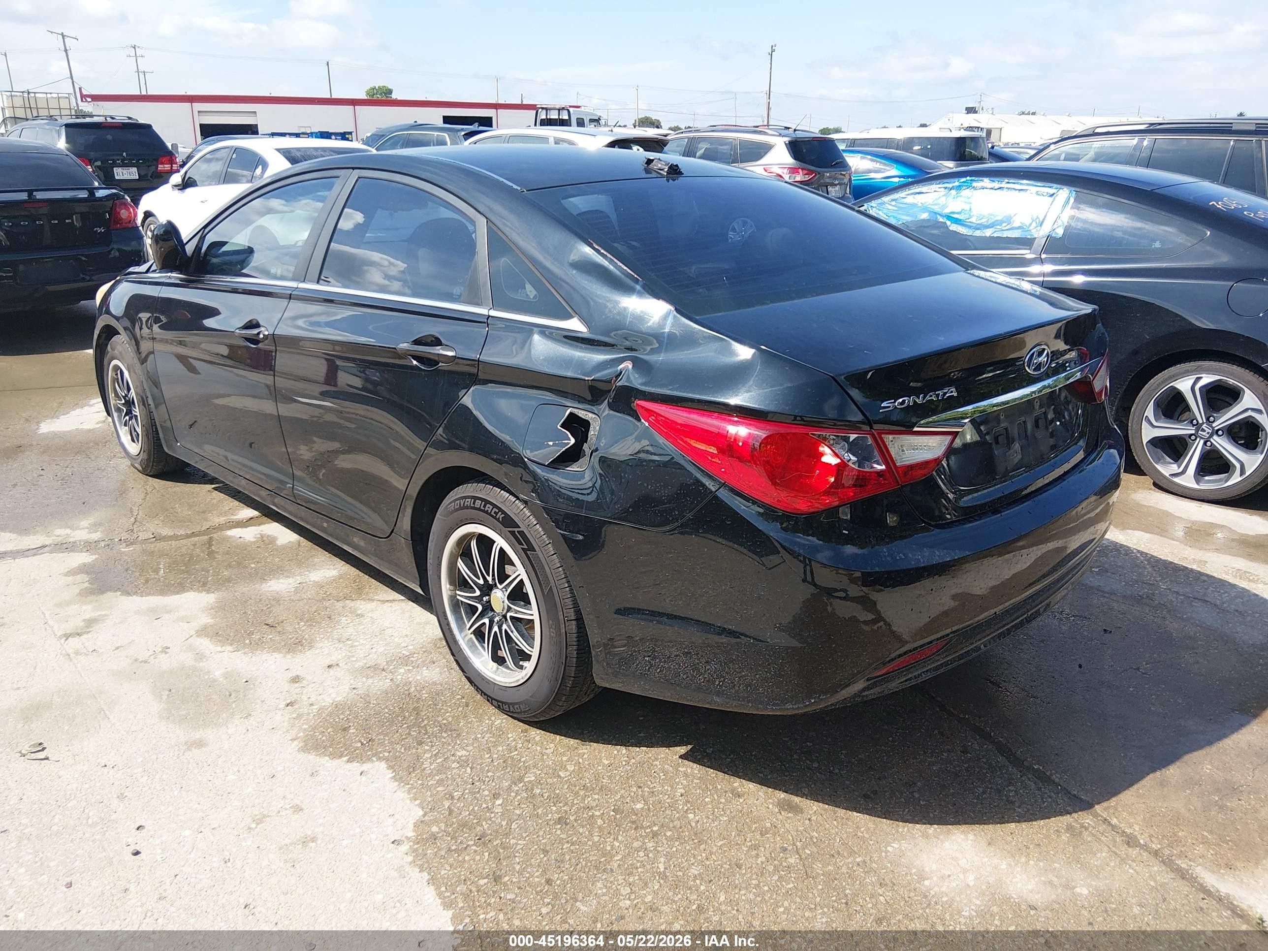 2013 Hyundai Sonata Gls Black vin: 5NPEB4AC5DH761907