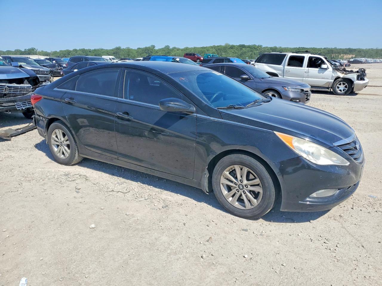 2013 Hyundai Sonata Gls Black vin: 5NPEB4AC5DH790145