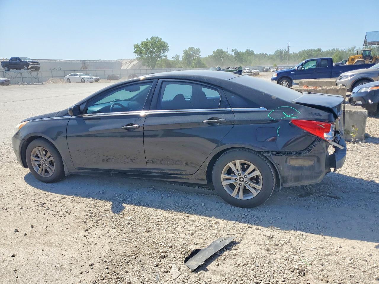 2013 Hyundai Sonata Gls Black vin: 5NPEB4AC5DH790145
