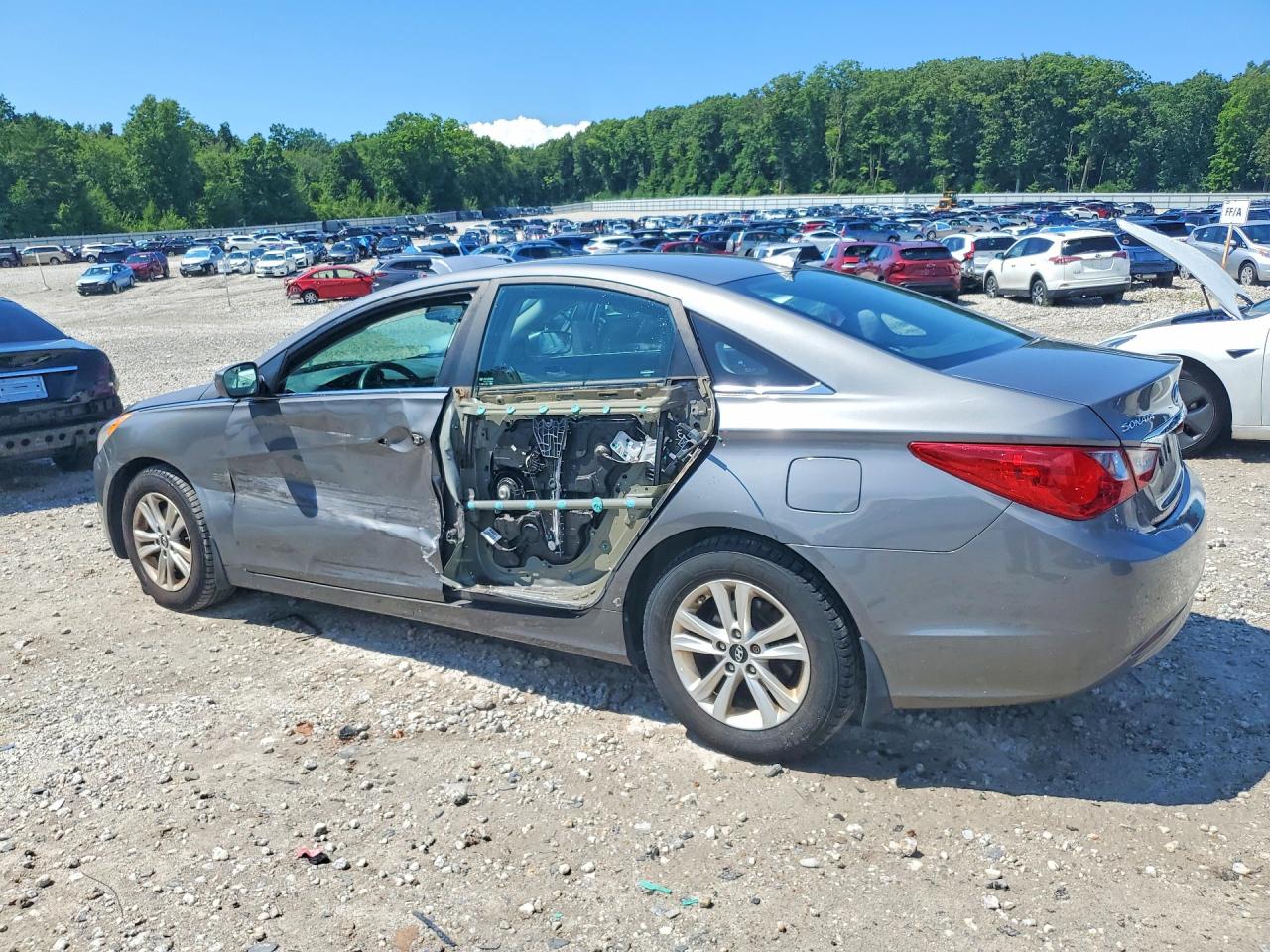 2013 Hyundai Sonata Gls Gray vin: 5NPEB4AC5DH790694