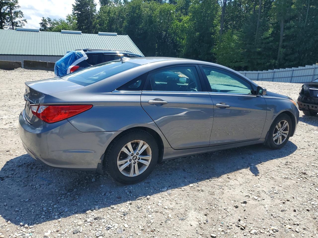 2013 Hyundai Sonata Gls Gray vin: 5NPEB4AC5DH790694