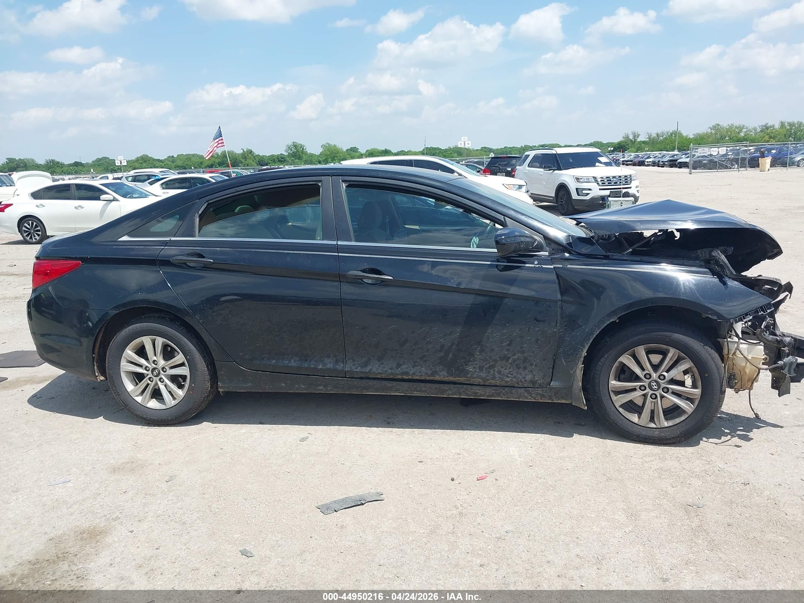 2013 Hyundai Sonata Gls Black vin: 5NPEB4AC5DH791411