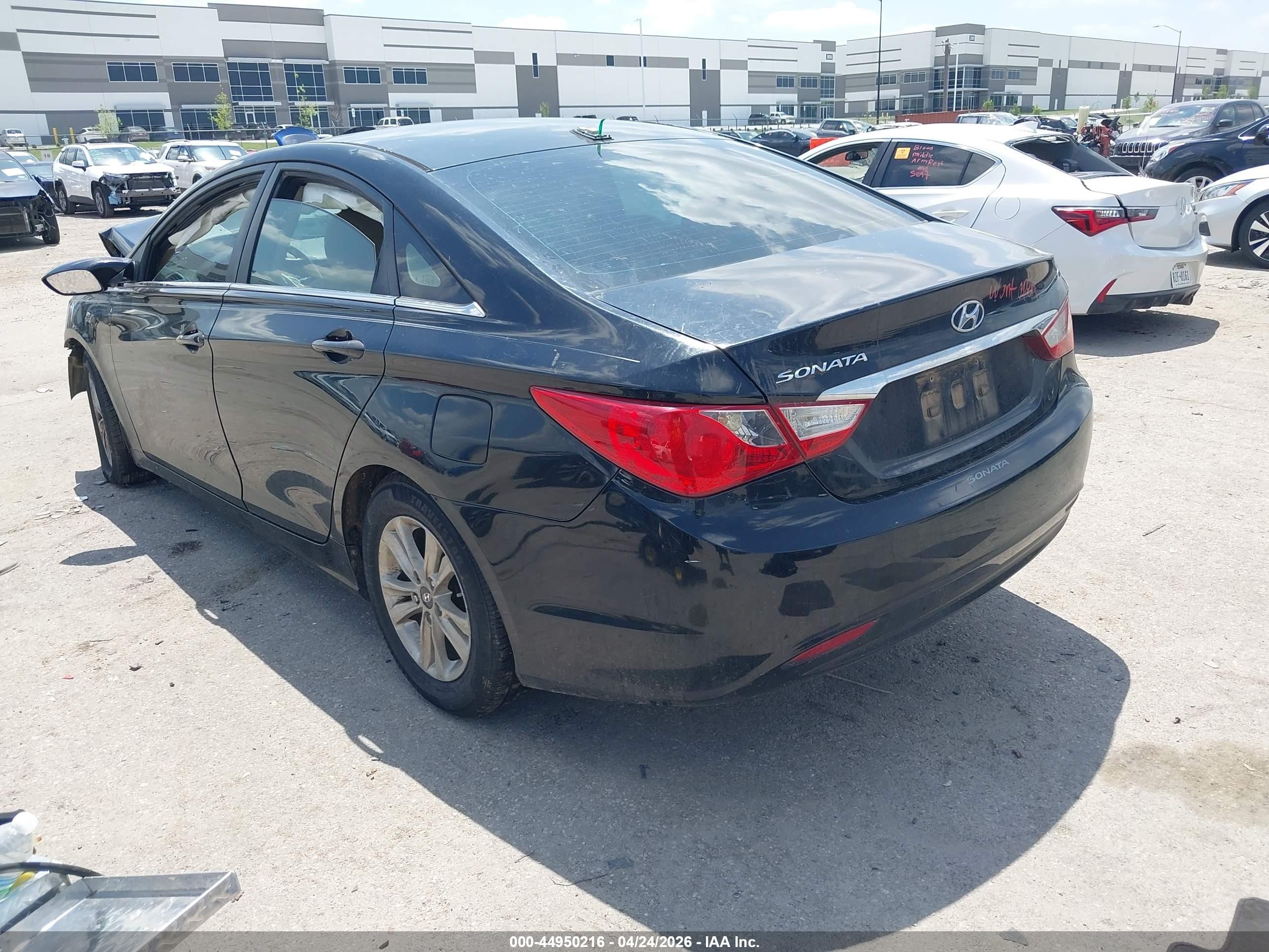 2013 Hyundai Sonata Gls Black vin: 5NPEB4AC5DH791411