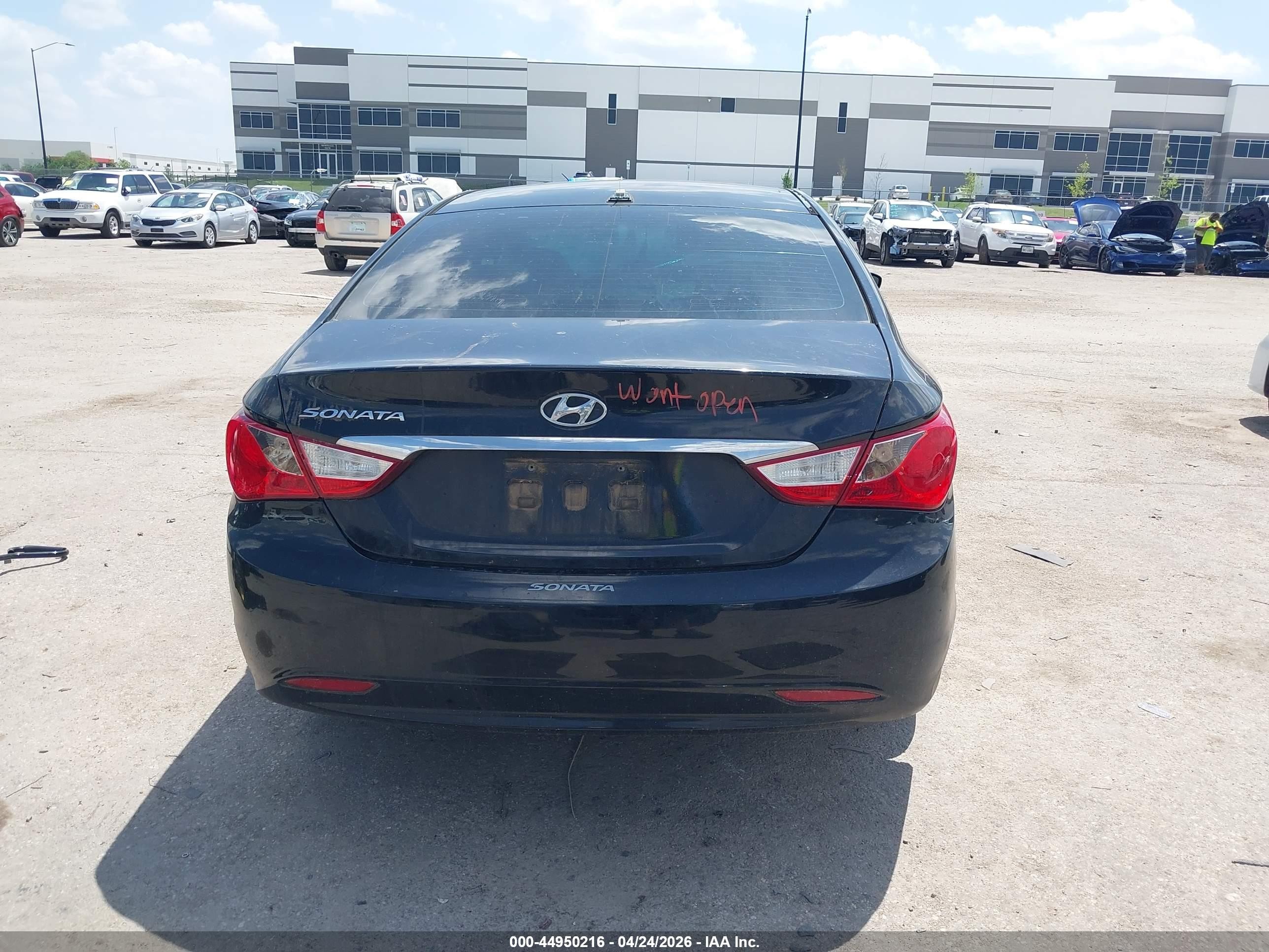 2013 Hyundai Sonata Gls Black vin: 5NPEB4AC5DH791411