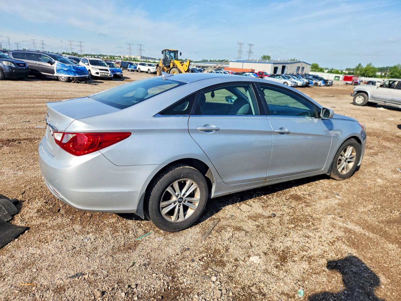 2013 Hyundai Sonata Gls Silver vin: 5NPEB4AC5DH792591