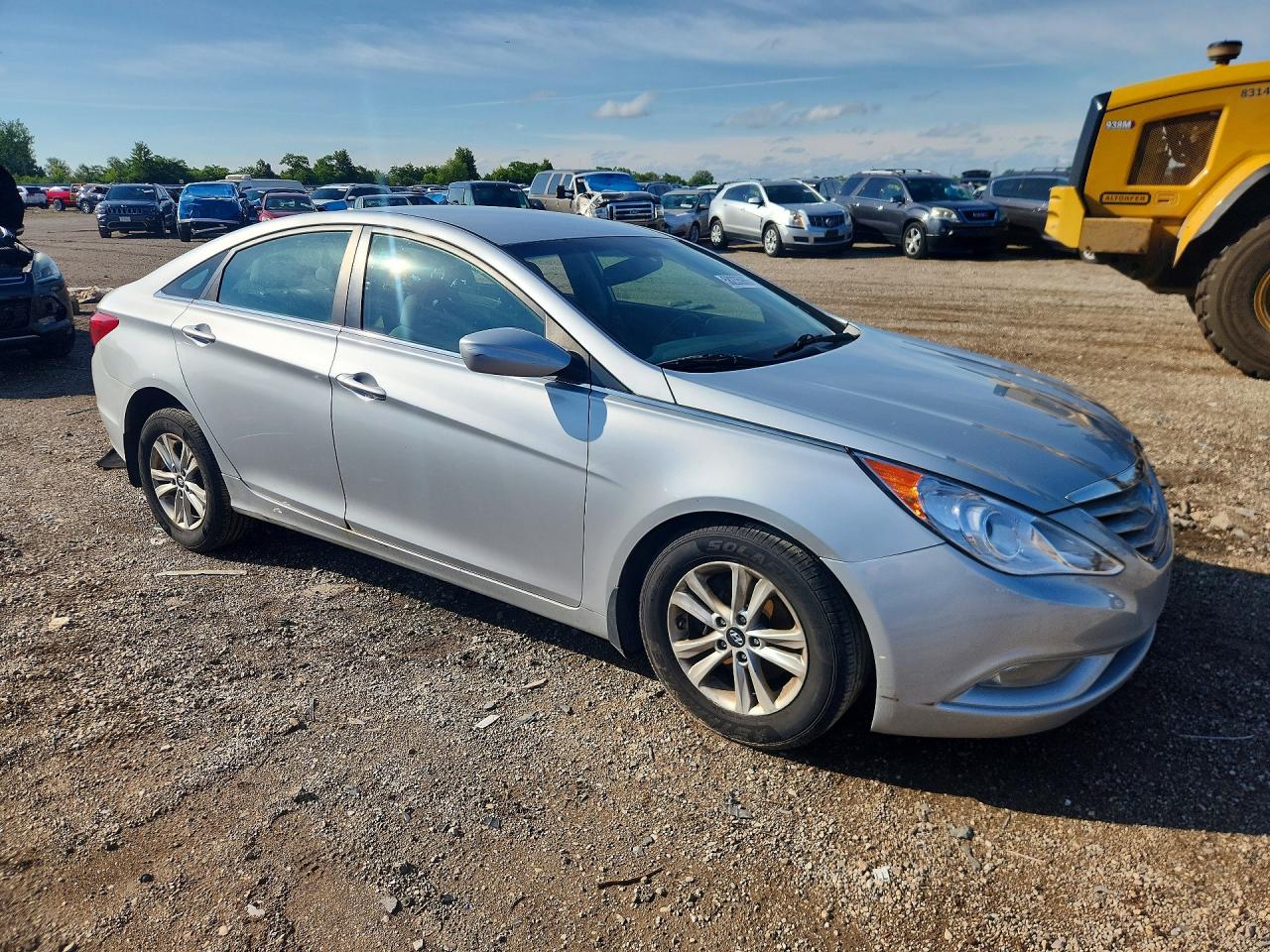 2013 Hyundai Sonata Gls Silver vin: 5NPEB4AC5DH792591