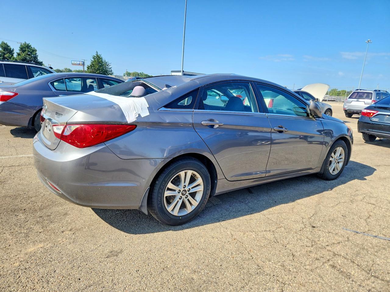 2013 Hyundai Sonata Gls Silver vin: 5NPEB4AC5DH793580