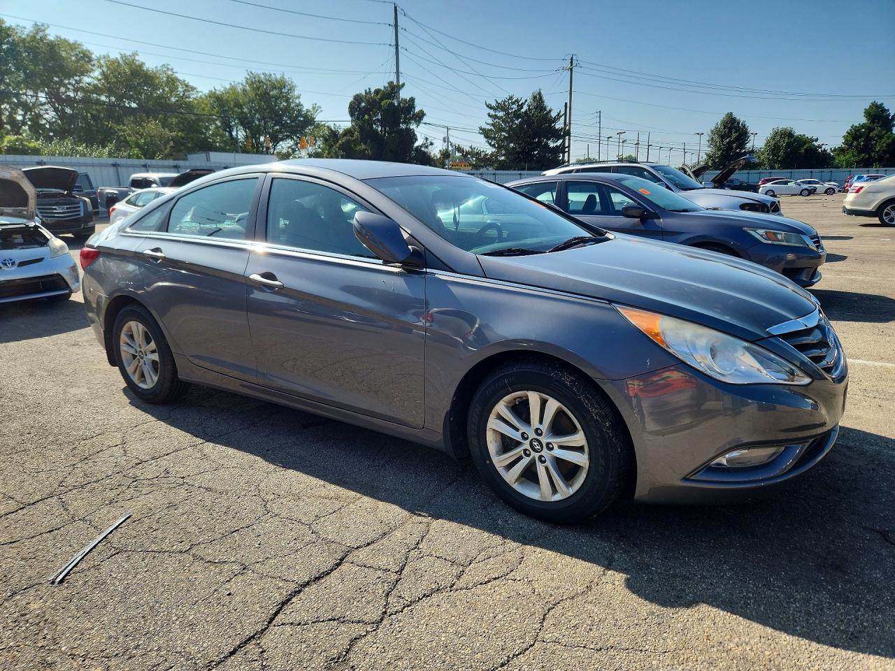 2013 Hyundai Sonata Gls Silver vin: 5NPEB4AC5DH793580