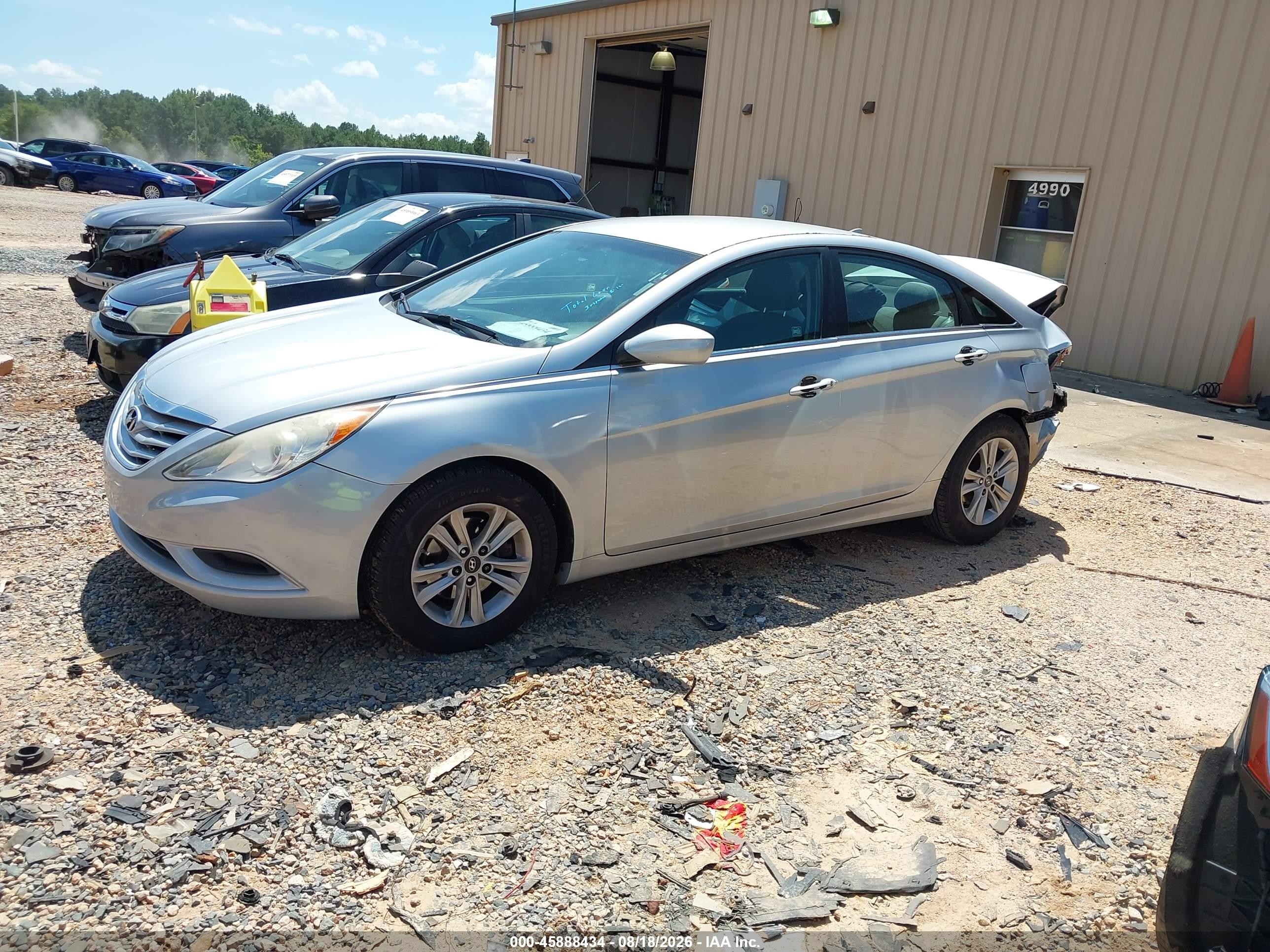 2013 Hyundai Sonata Gls Серебряный vin: 5NPEB4AC5DH804142