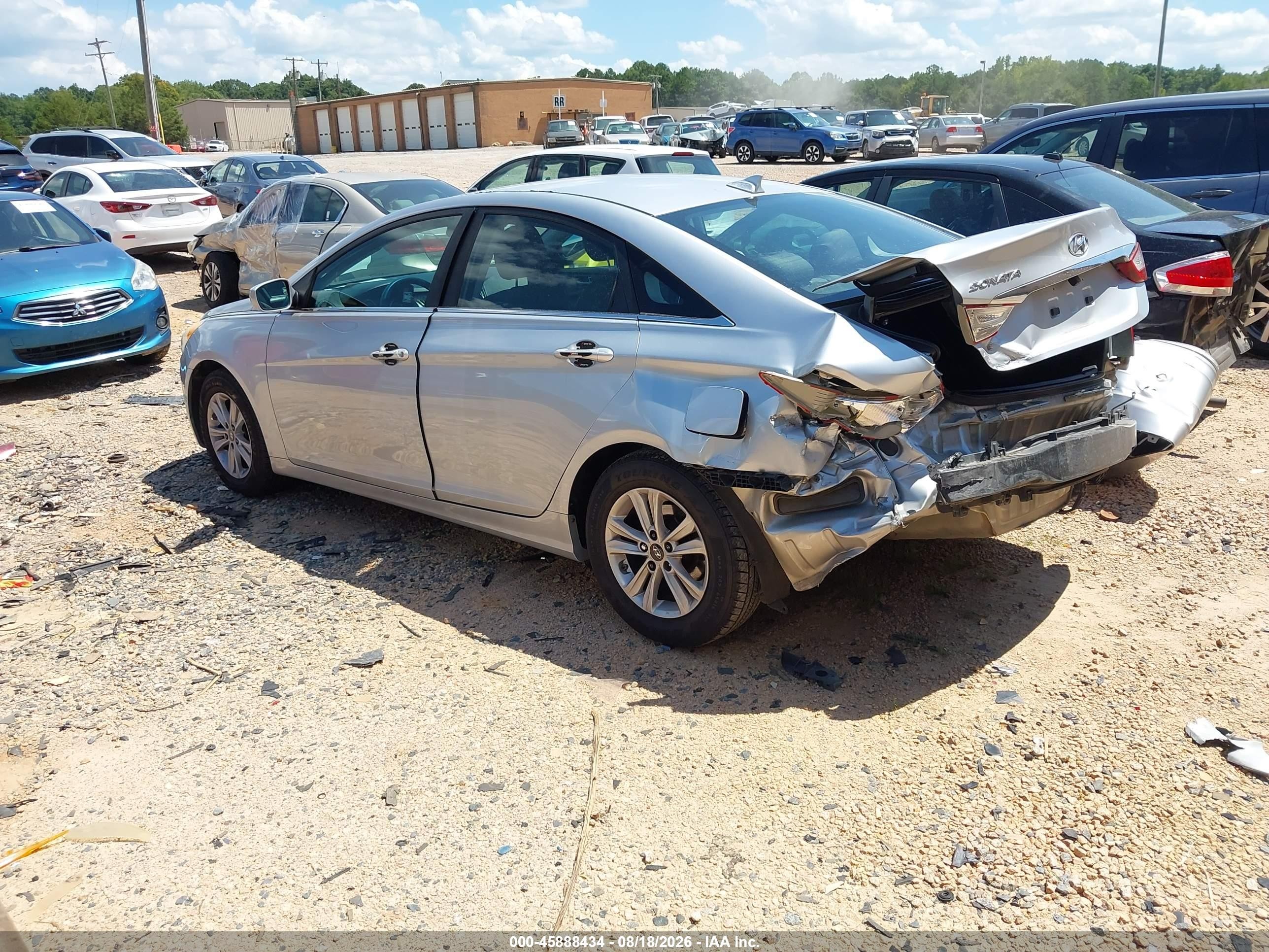 2013 Hyundai Sonata Gls Серебряный vin: 5NPEB4AC5DH804142