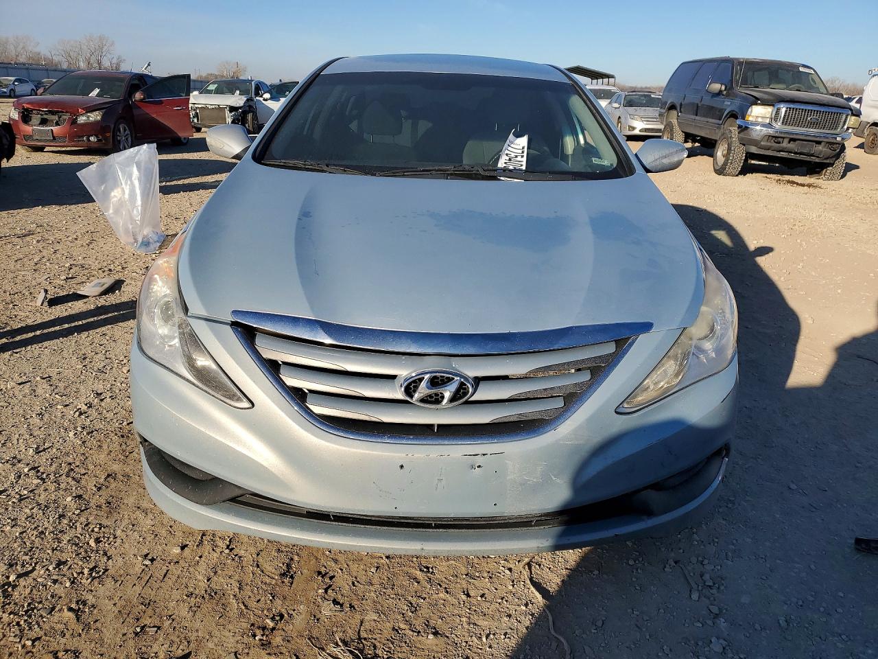 2014 Hyundai Sonata Gls Silver vin: 5NPEB4AC5EH818690