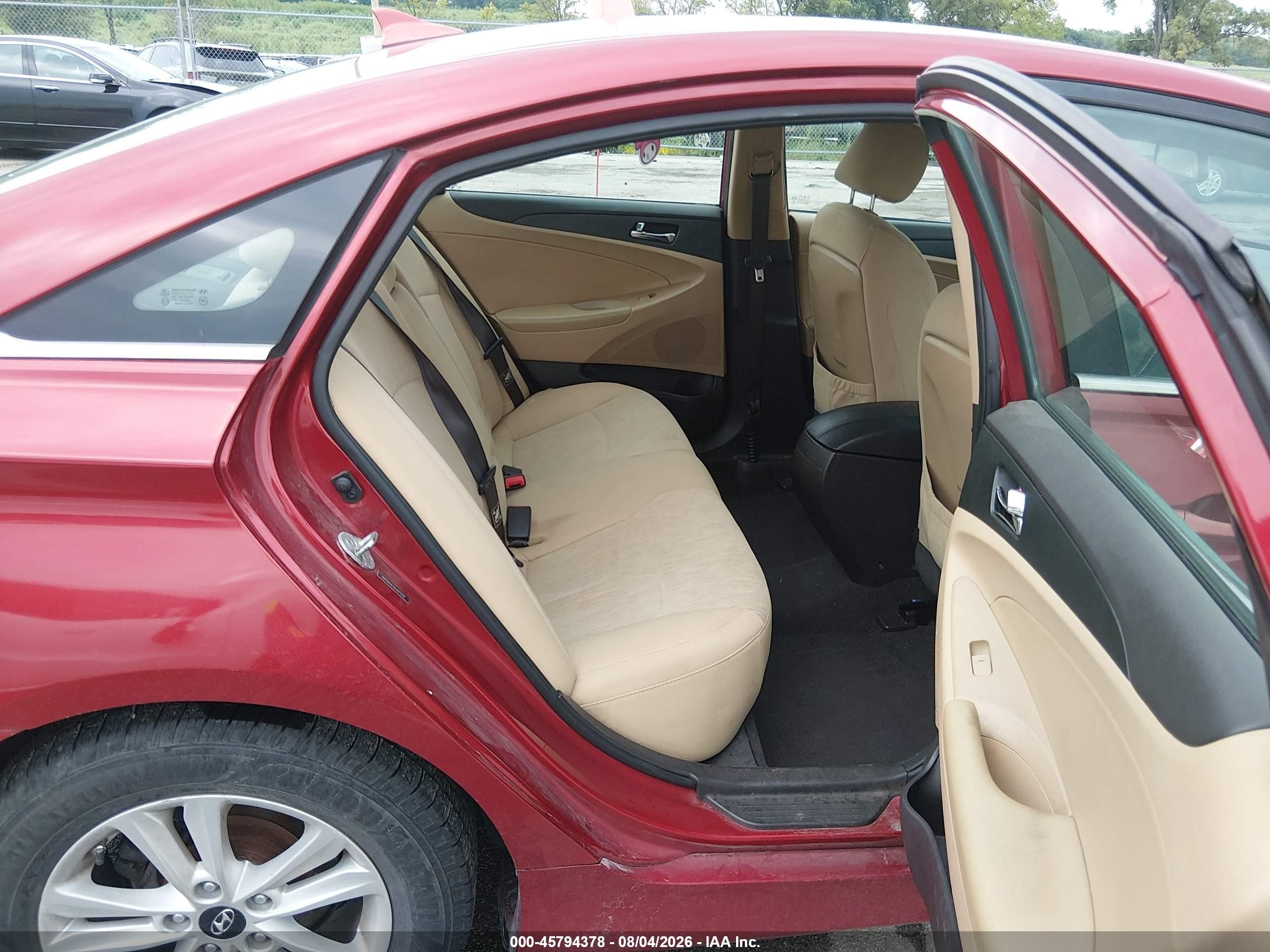 2014 Hyundai Sonata Gls Темно-бордовый vin: 5NPEB4AC5EH825297
