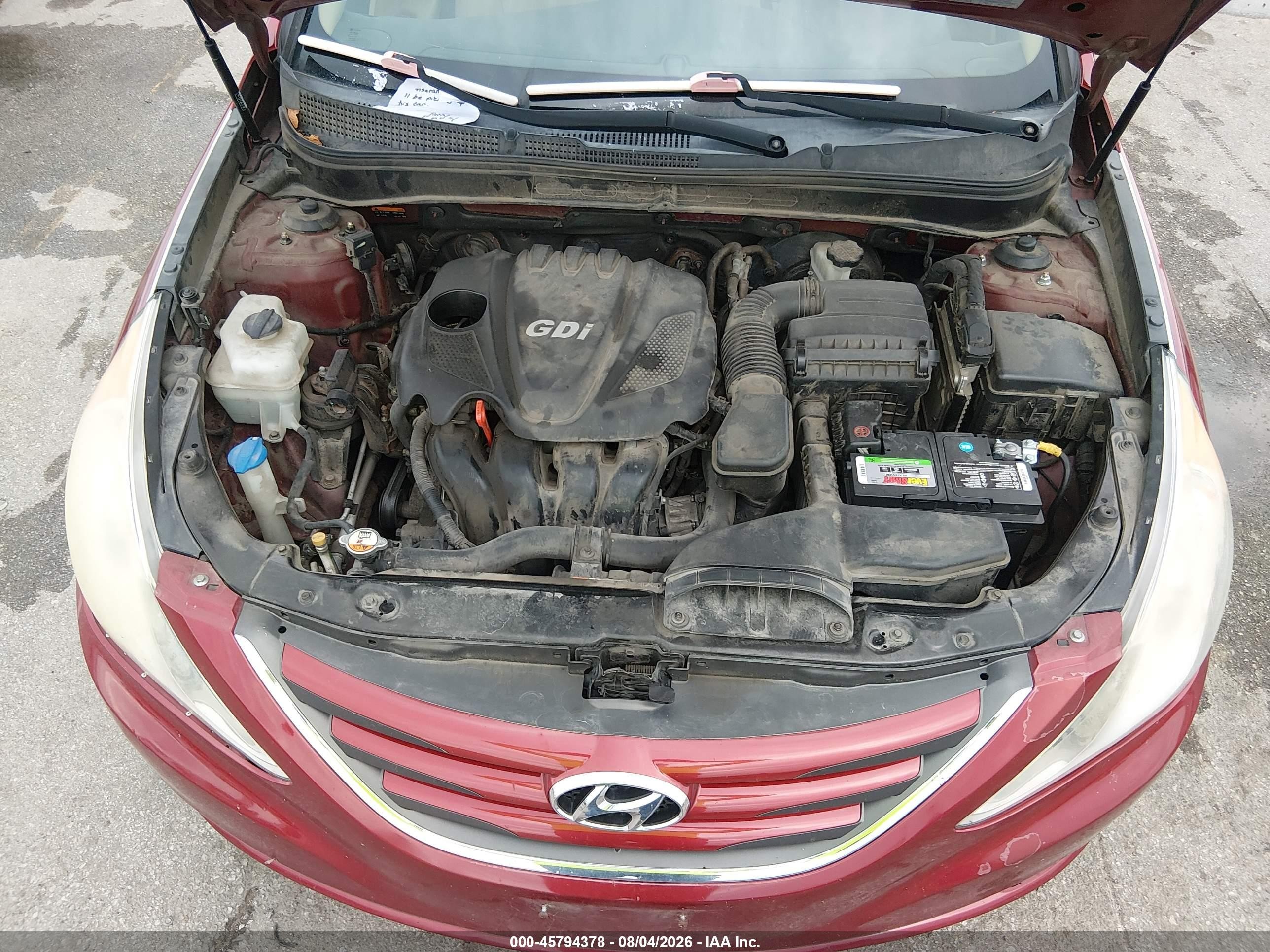 2014 Hyundai Sonata Gls Темно-бордовый vin: 5NPEB4AC5EH825297