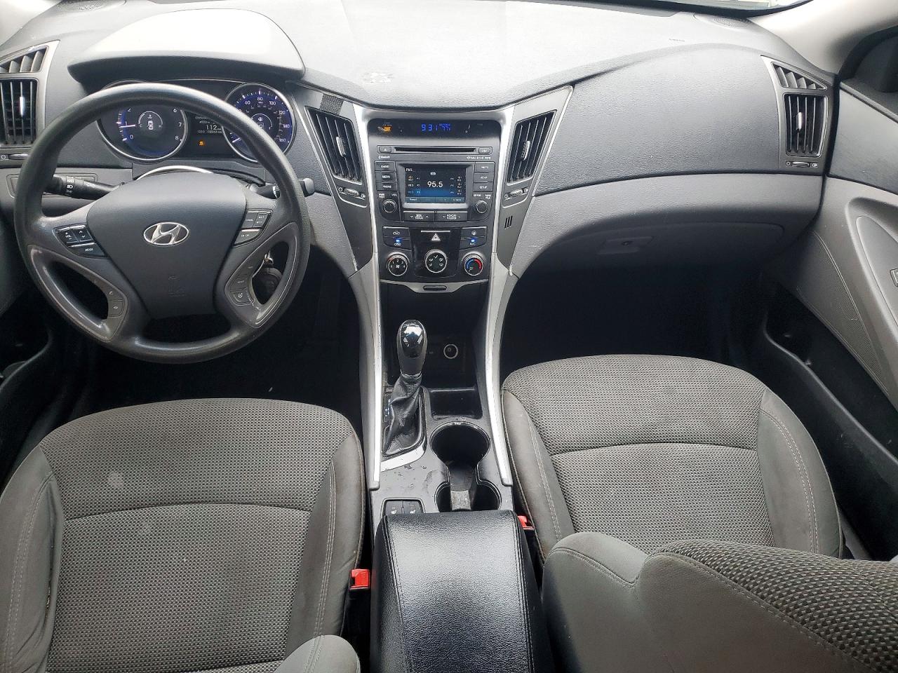 2014 Hyundai Sonata Gls White vin: 5NPEB4AC5EH837711