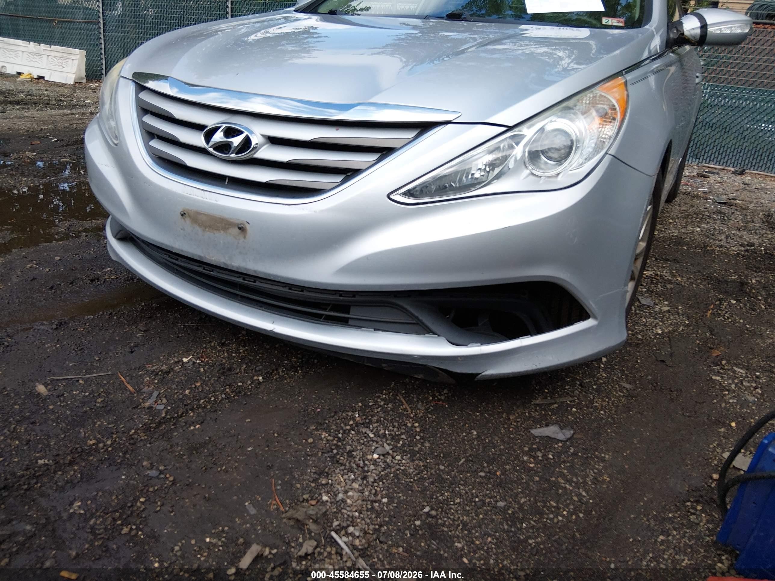 2014 Hyundai Sonata Gls Серебряный vin: 5NPEB4AC5EH838244