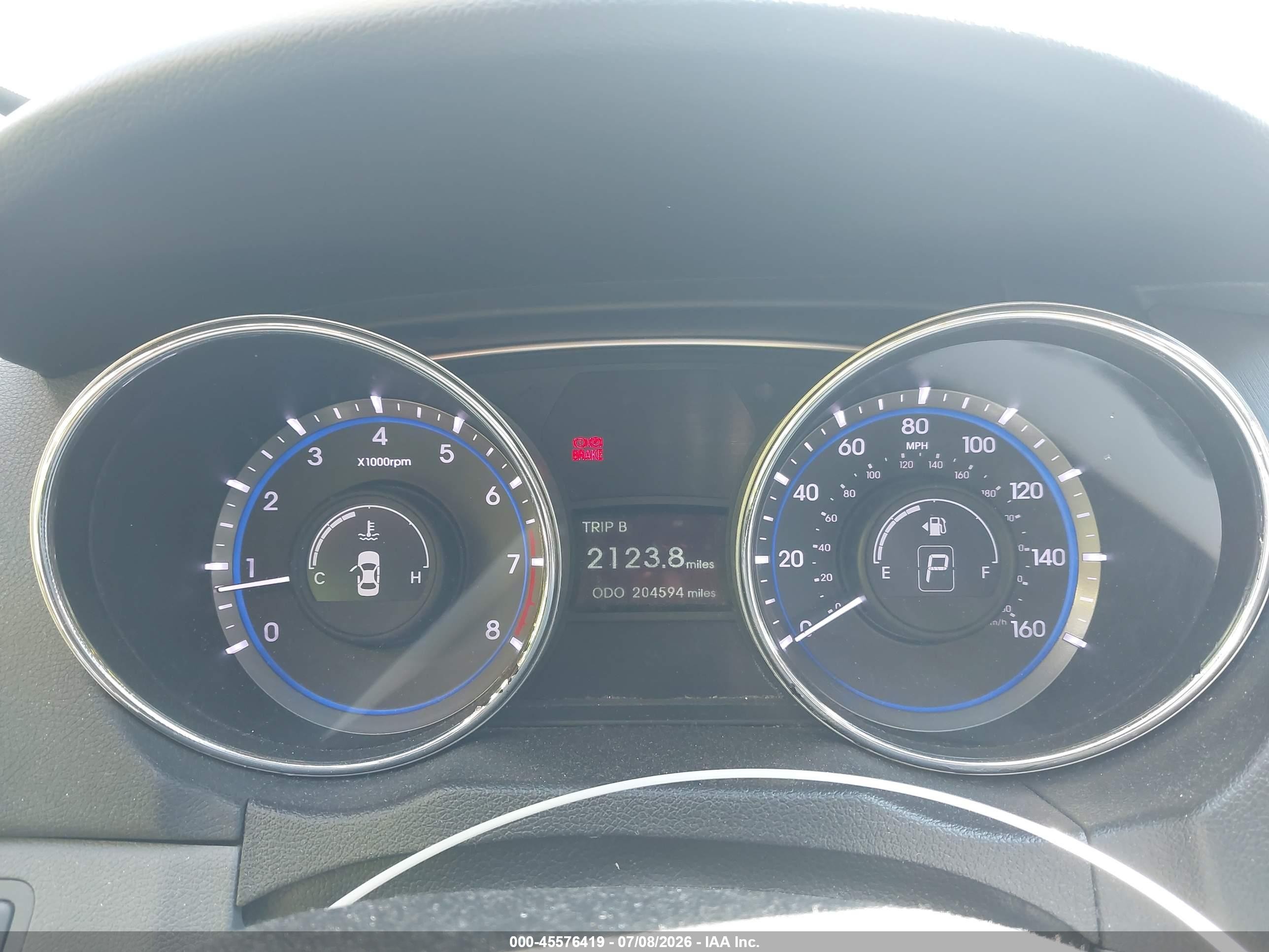 2014 Hyundai Sonata Gls Серый vin: 5NPEB4AC5EH846781
