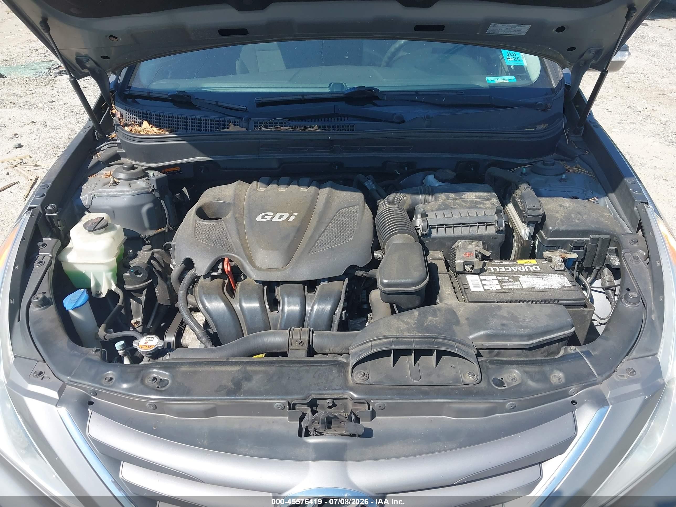 2014 Hyundai Sonata Gls Серый vin: 5NPEB4AC5EH846781