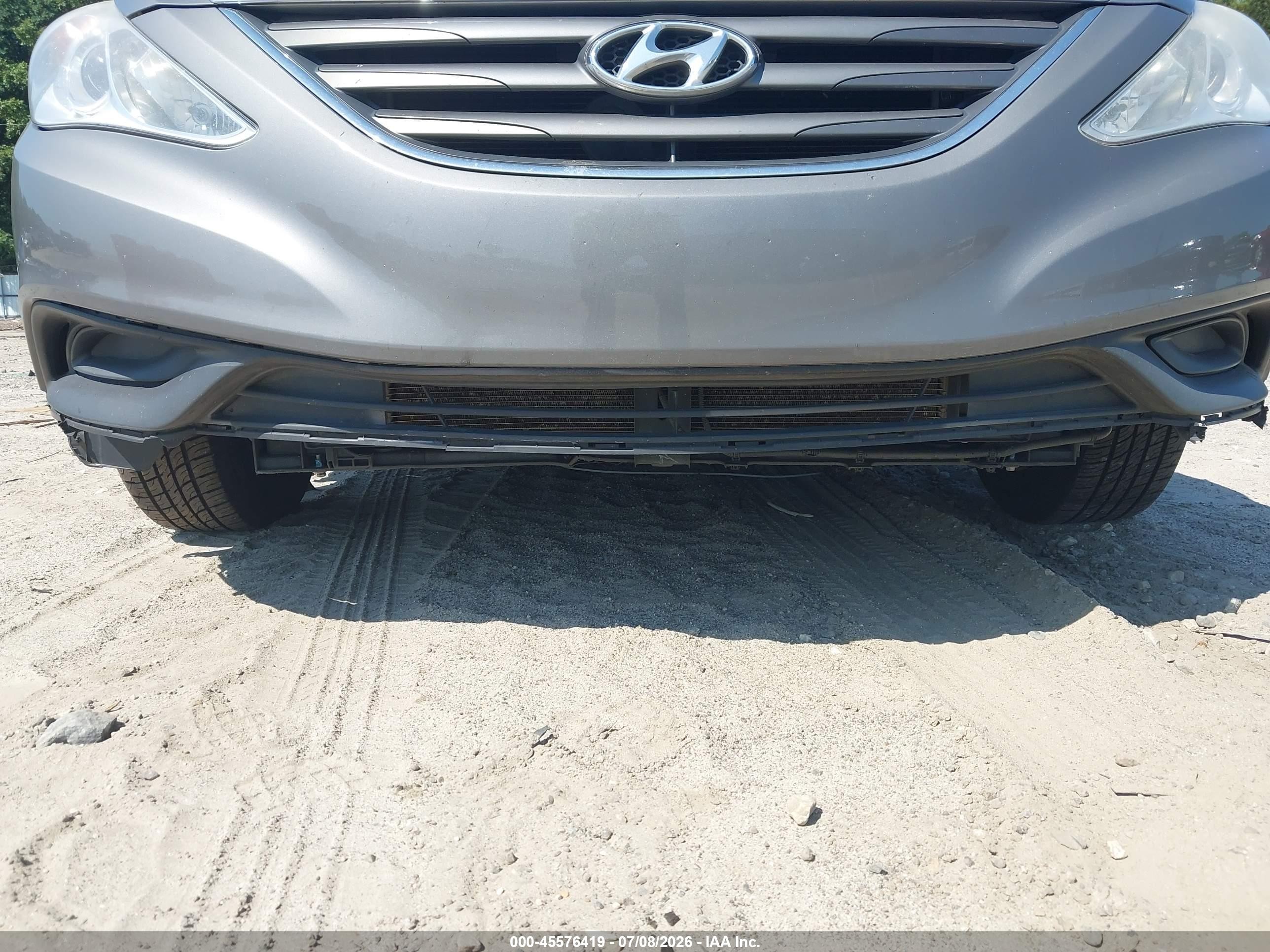 2014 Hyundai Sonata Gls Серый vin: 5NPEB4AC5EH846781