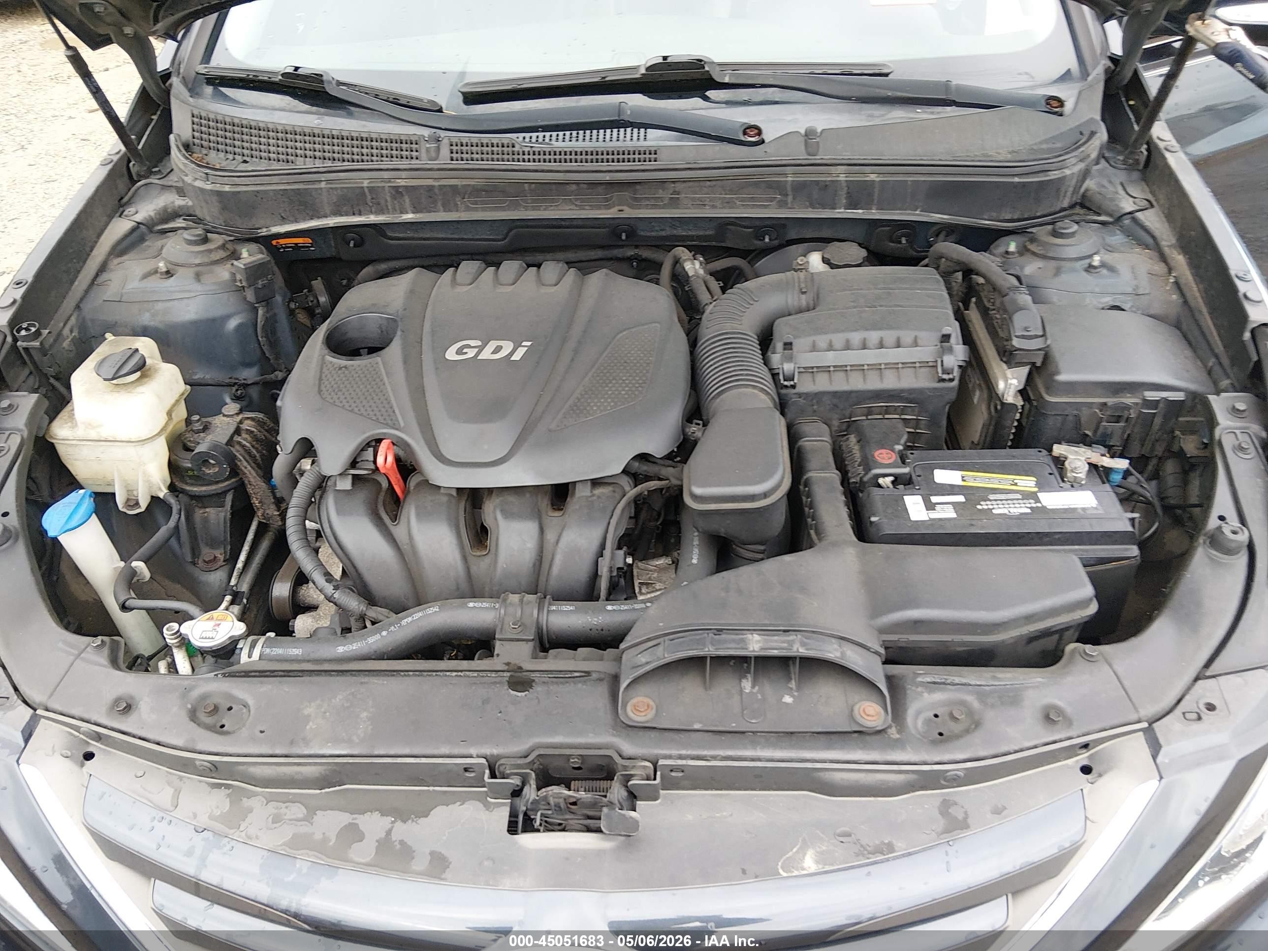 2014 Hyundai Sonata Gls Blue vin: 5NPEB4AC5EH853083
