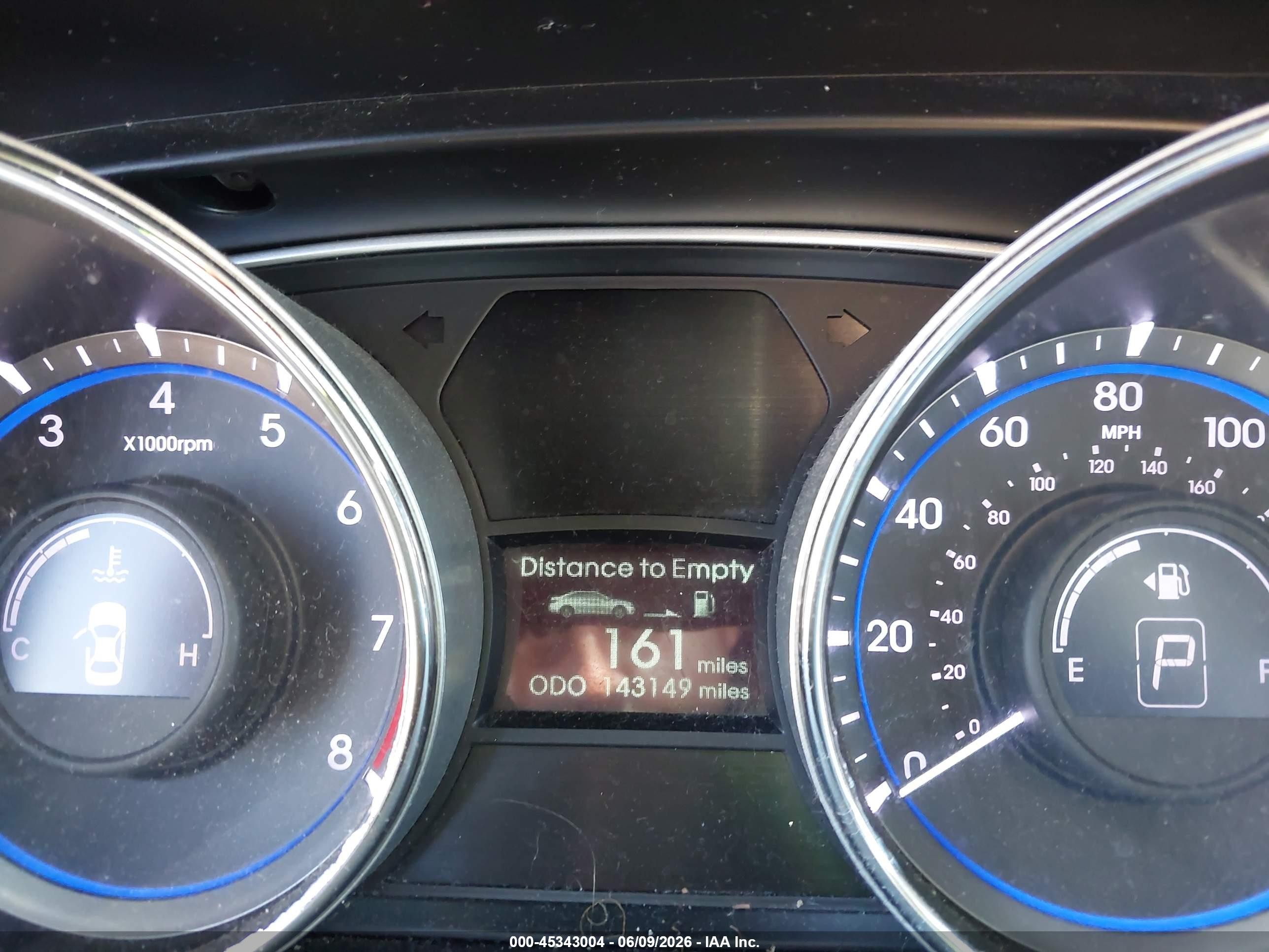 2014 Hyundai Sonata Gls Синий vin: 5NPEB4AC5EH856761