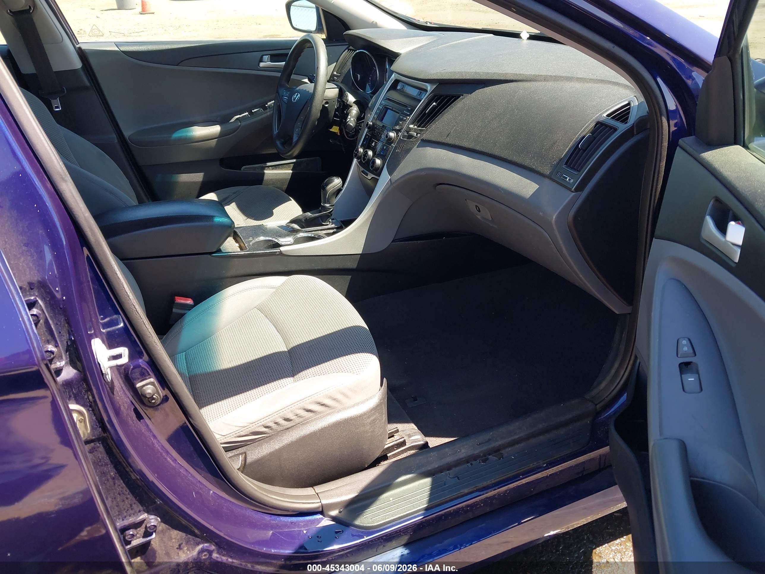2014 Hyundai Sonata Gls Синий vin: 5NPEB4AC5EH856761